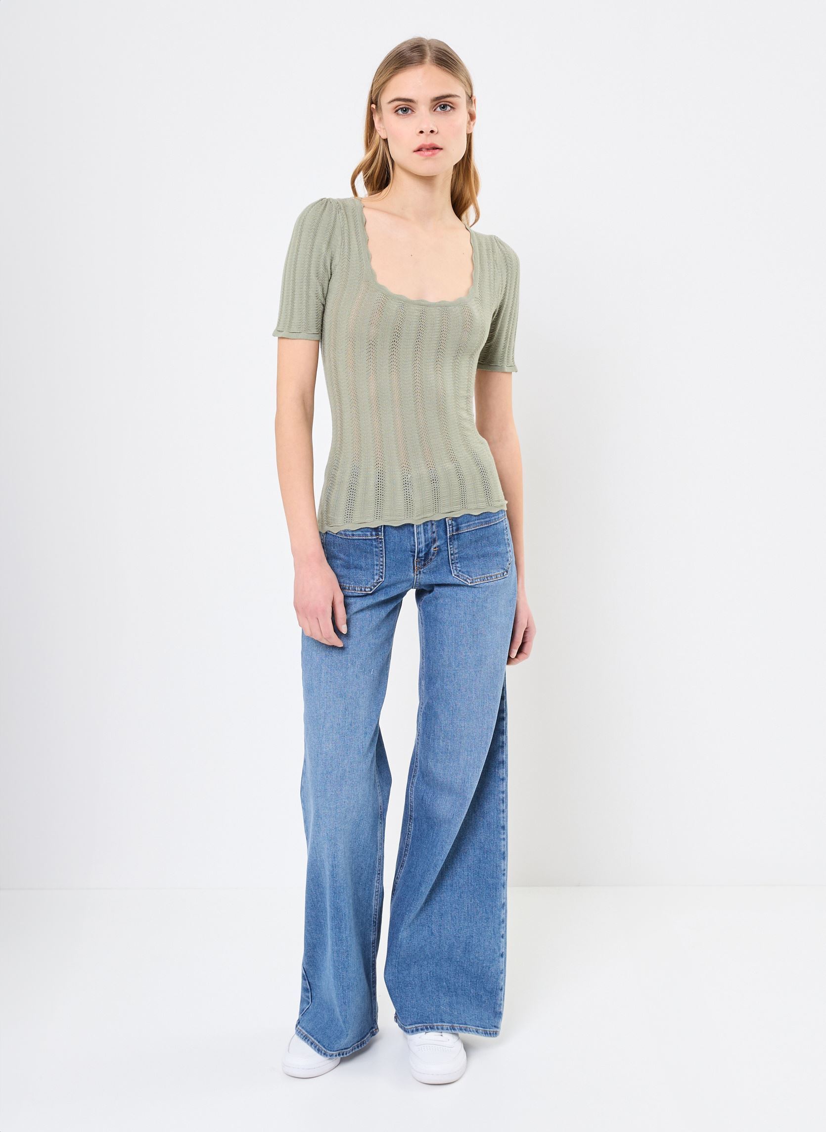 Pulls Alima 76289 femme vert ARTLOVE Pulls Alima 76289 femme vert Olive