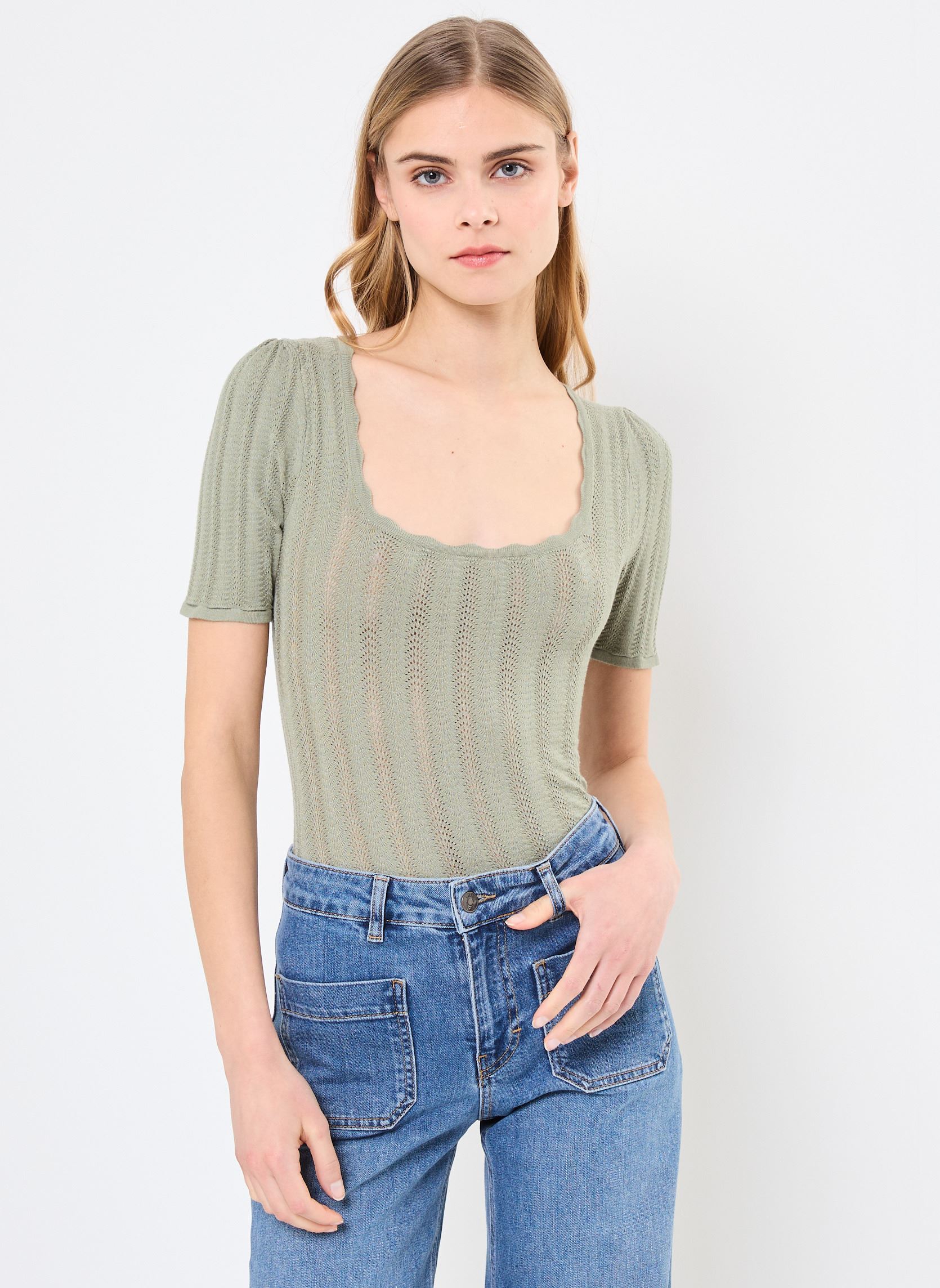 Pulls Alima 76289 femme vert ARTLOVE Pulls Alima 76289 femme vert Olive