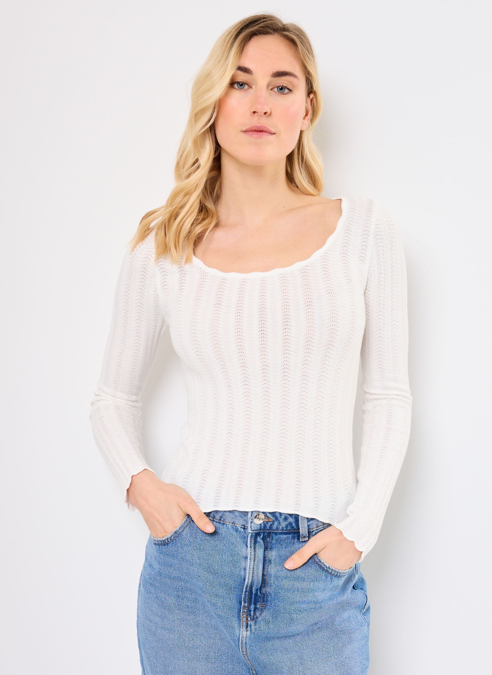 Pullover Aurore 76288 damen weiß ARTLOVE Pullover Aurore 76288 damen weiß Cream
