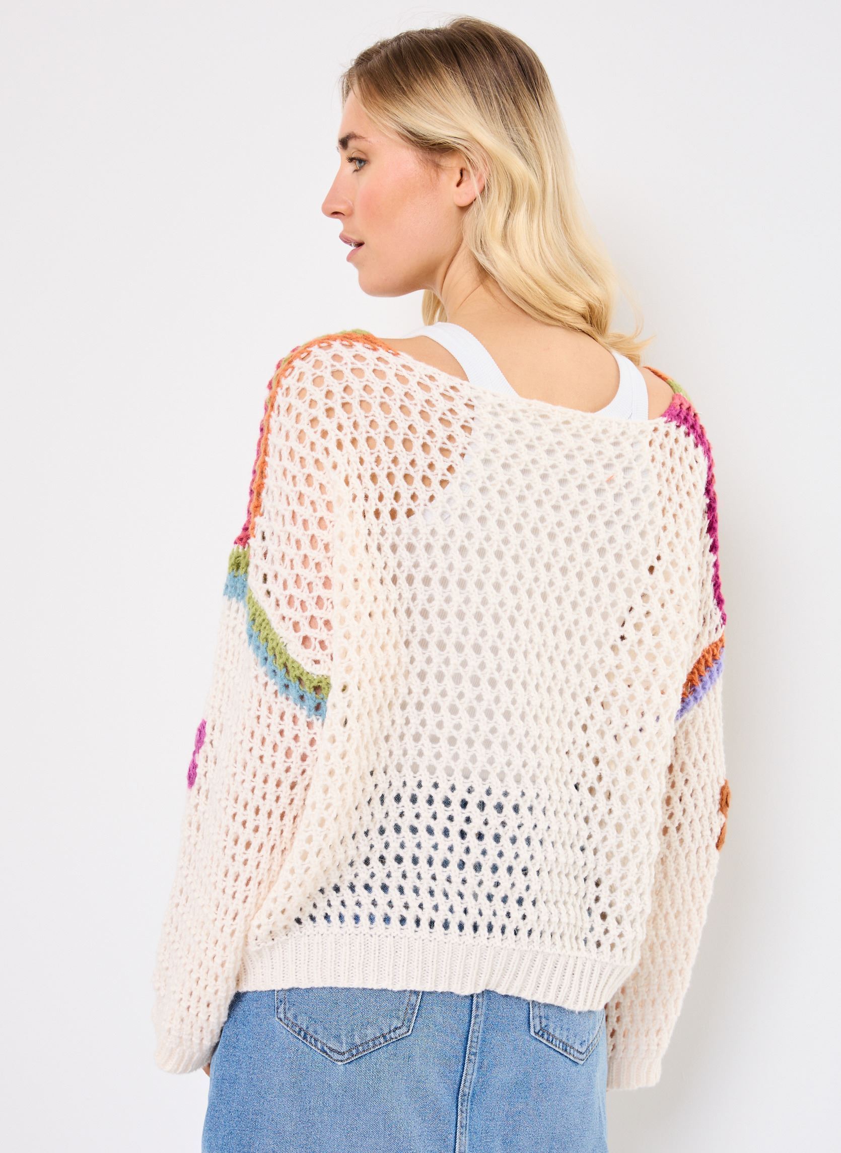 Pullover Chahrazad 76309 damen weiß ARTLOVE Pullover Chahrazad 76309 damen weiß Cream