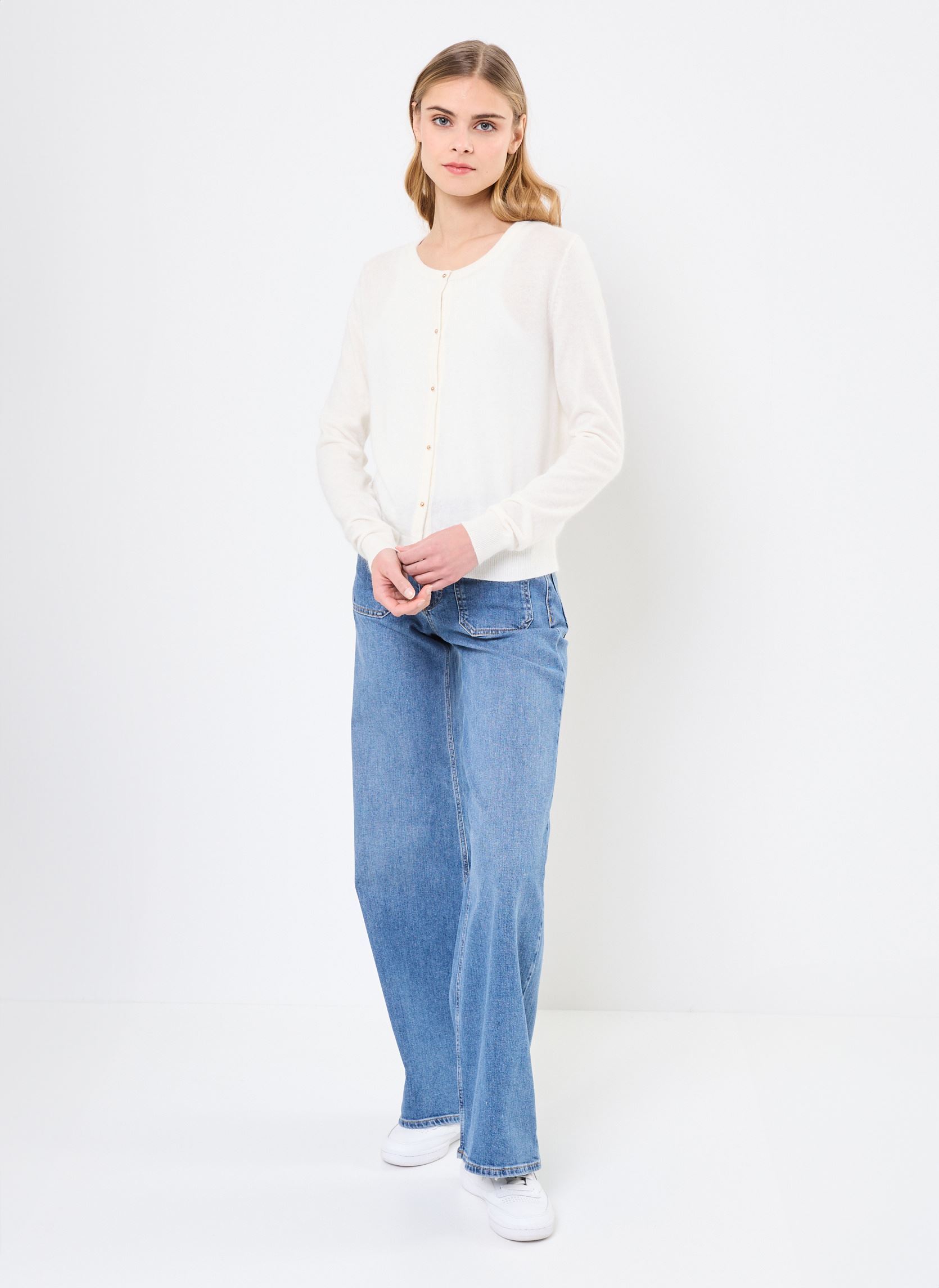 Truien Abi 76352 dames wit ARTLOVE Truien Abi 76352 dames wit Cream