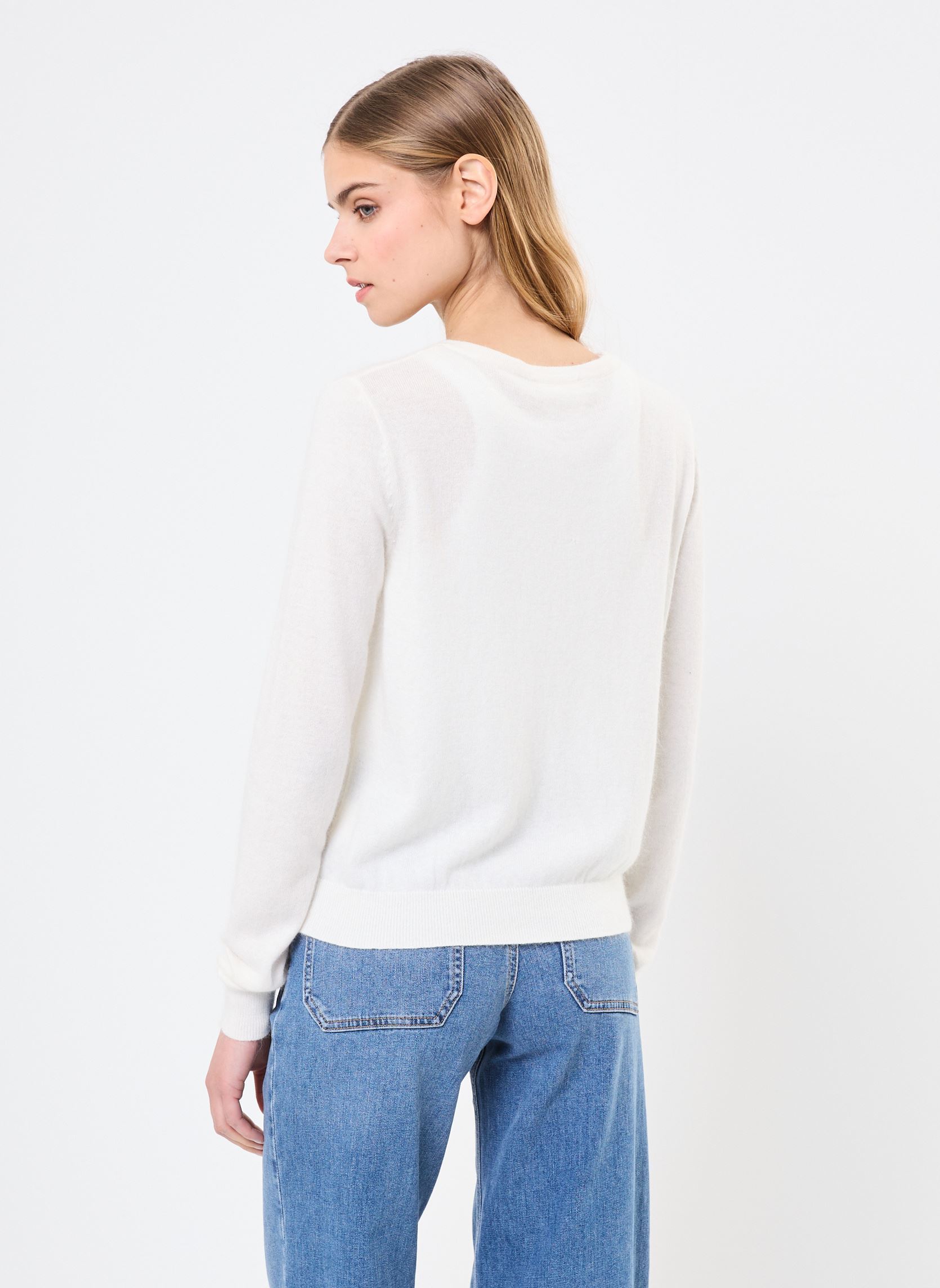 Truien Abi 76352 dames wit ARTLOVE Truien Abi 76352 dames wit Cream