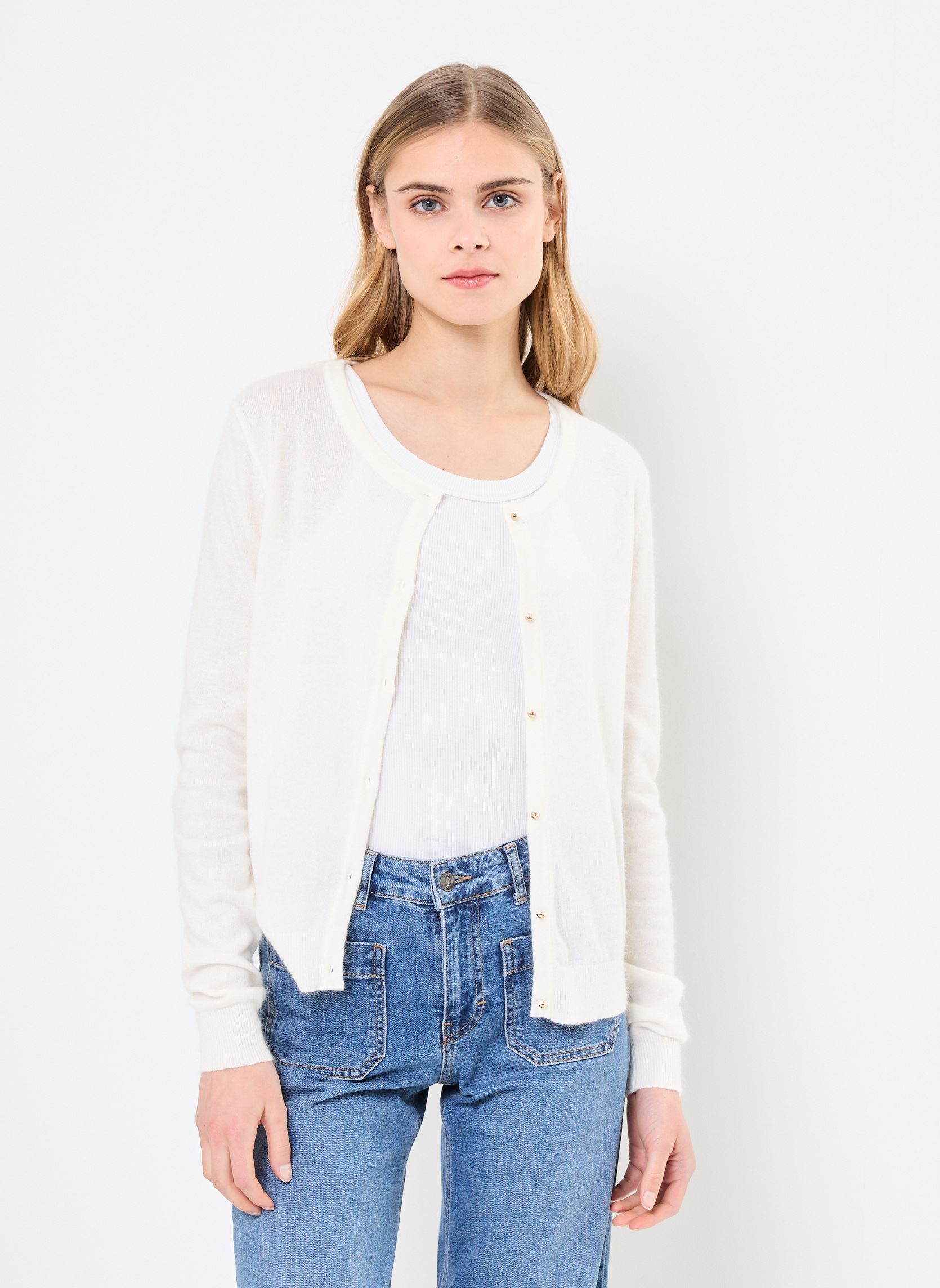 Truien Abi 76352 dames wit ARTLOVE Truien Abi 76352 dames wit Cream