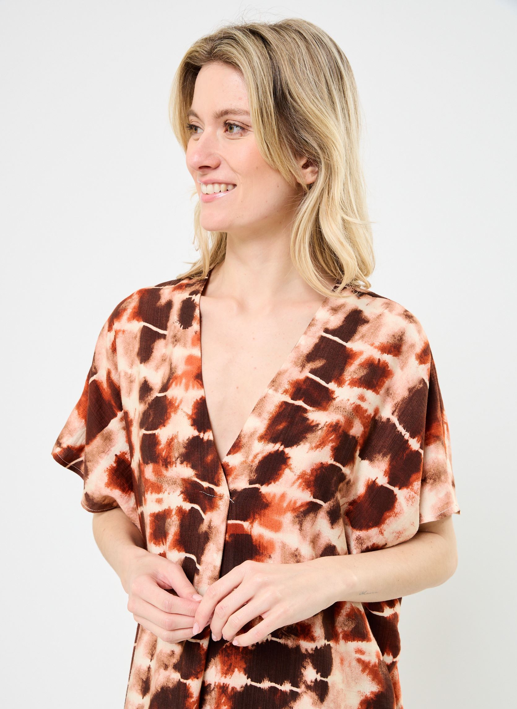 Robes longues Francia 76670 femme marron ARTLOVE Robes longues Francia 76670 femme marron BROWN