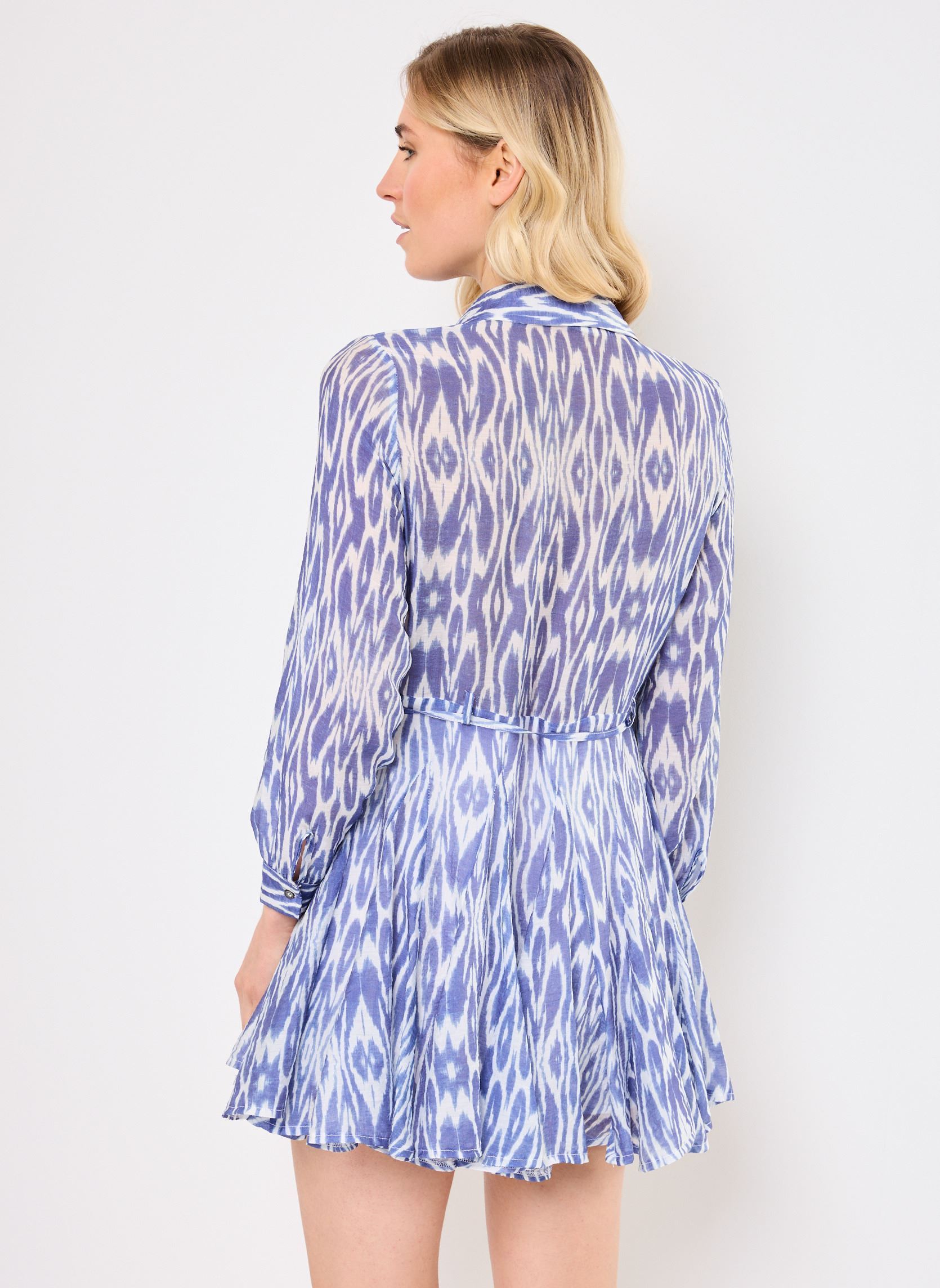 Jurken Devon 76673 dames blauw ARTLOVE Jurken Devon 76673 dames blauw Denim-Blue