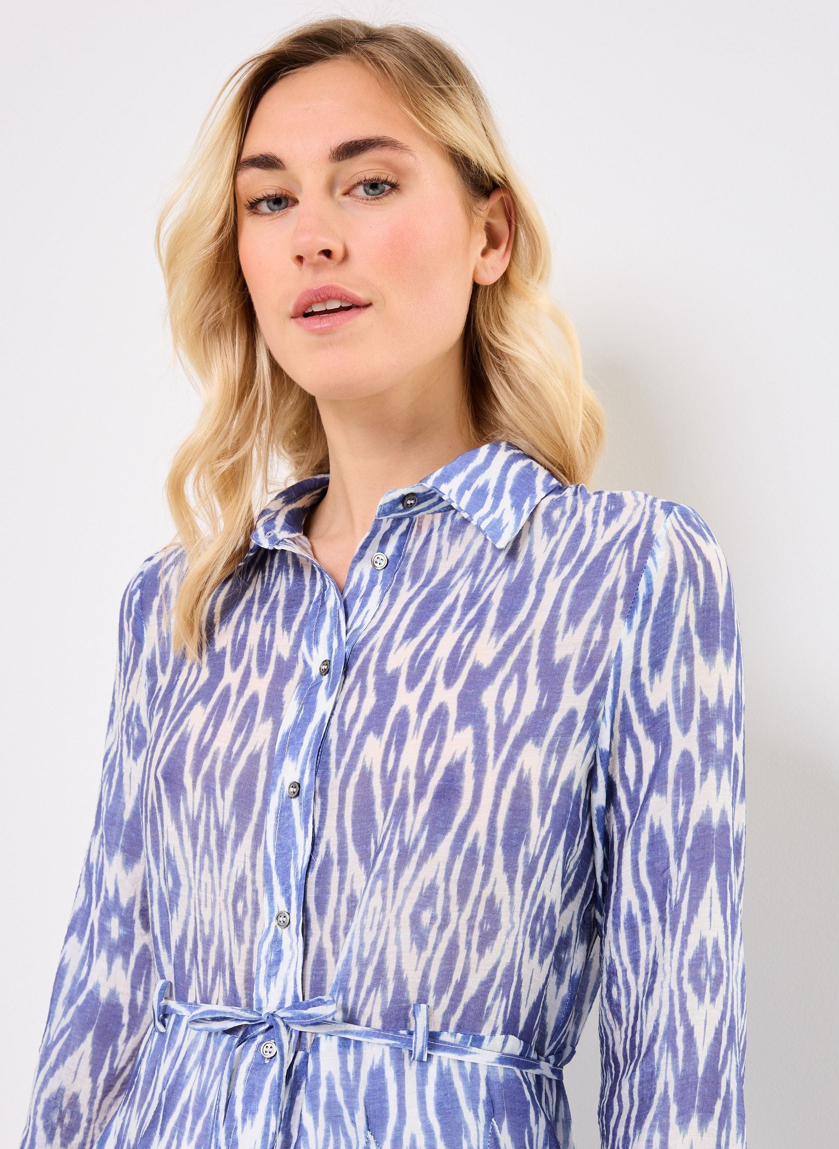 Jurken Devon 76673 dames blauw ARTLOVE Jurken Devon 76673 dames blauw Denim-Blue