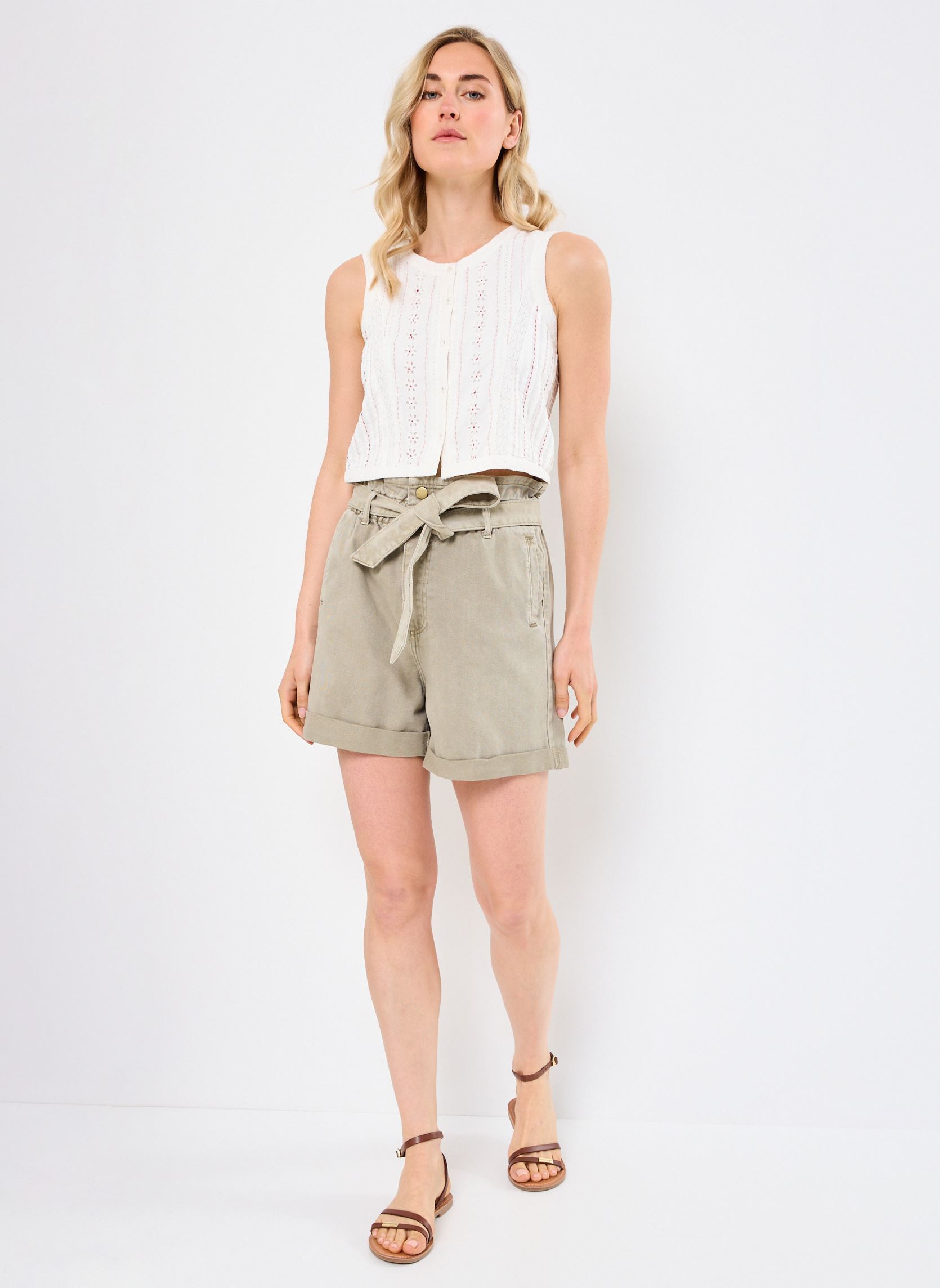 Shorts Astou 76856 dames groen ARTLOVE Shorts Astou 76856 dames groen Olive