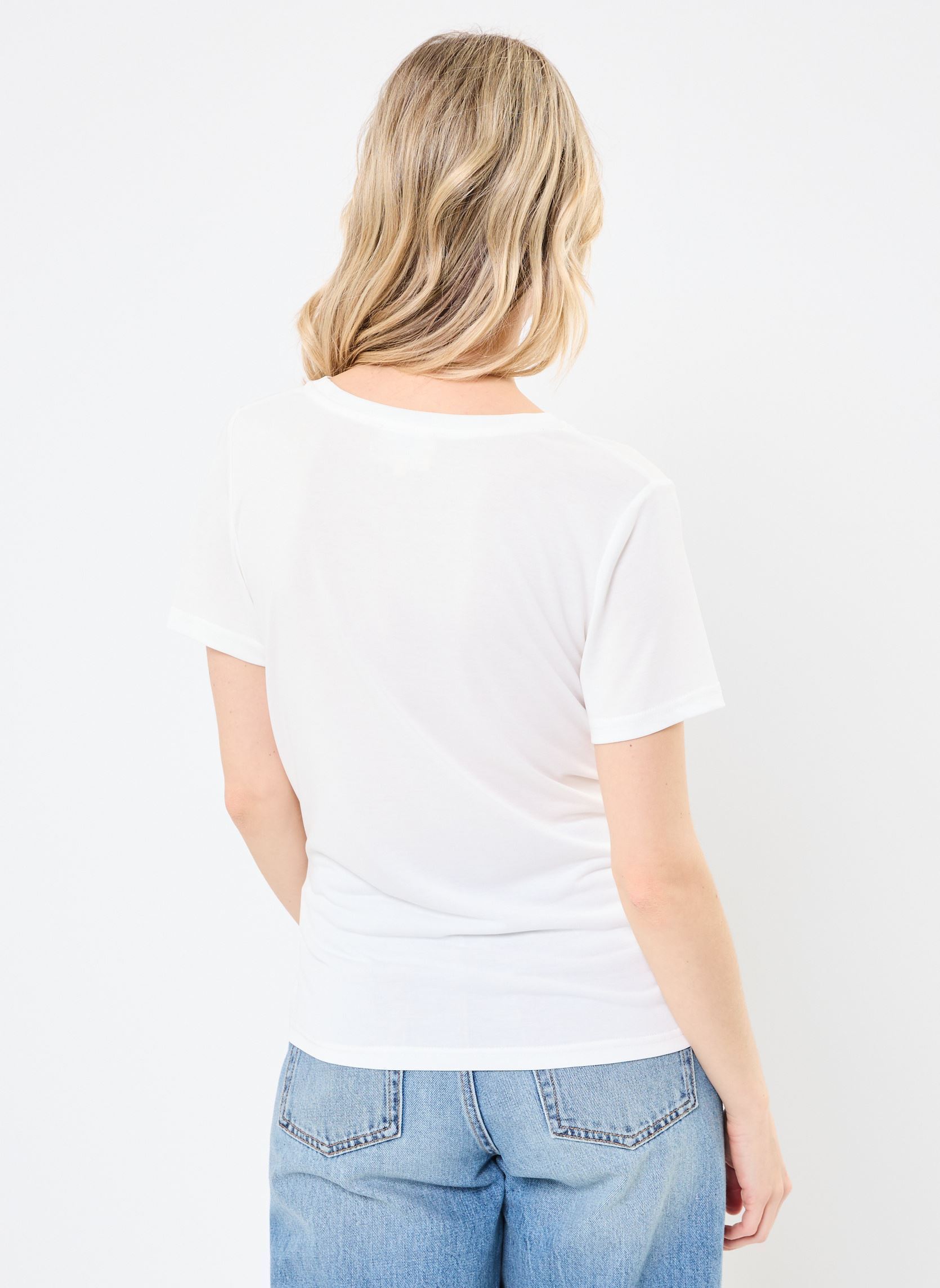 Kurzarm-T-Shirts Cassiane 76210 damen weiß ARTLOVE Kurzarm-T-Shirts Cassiane 76210 damen weiß Cream