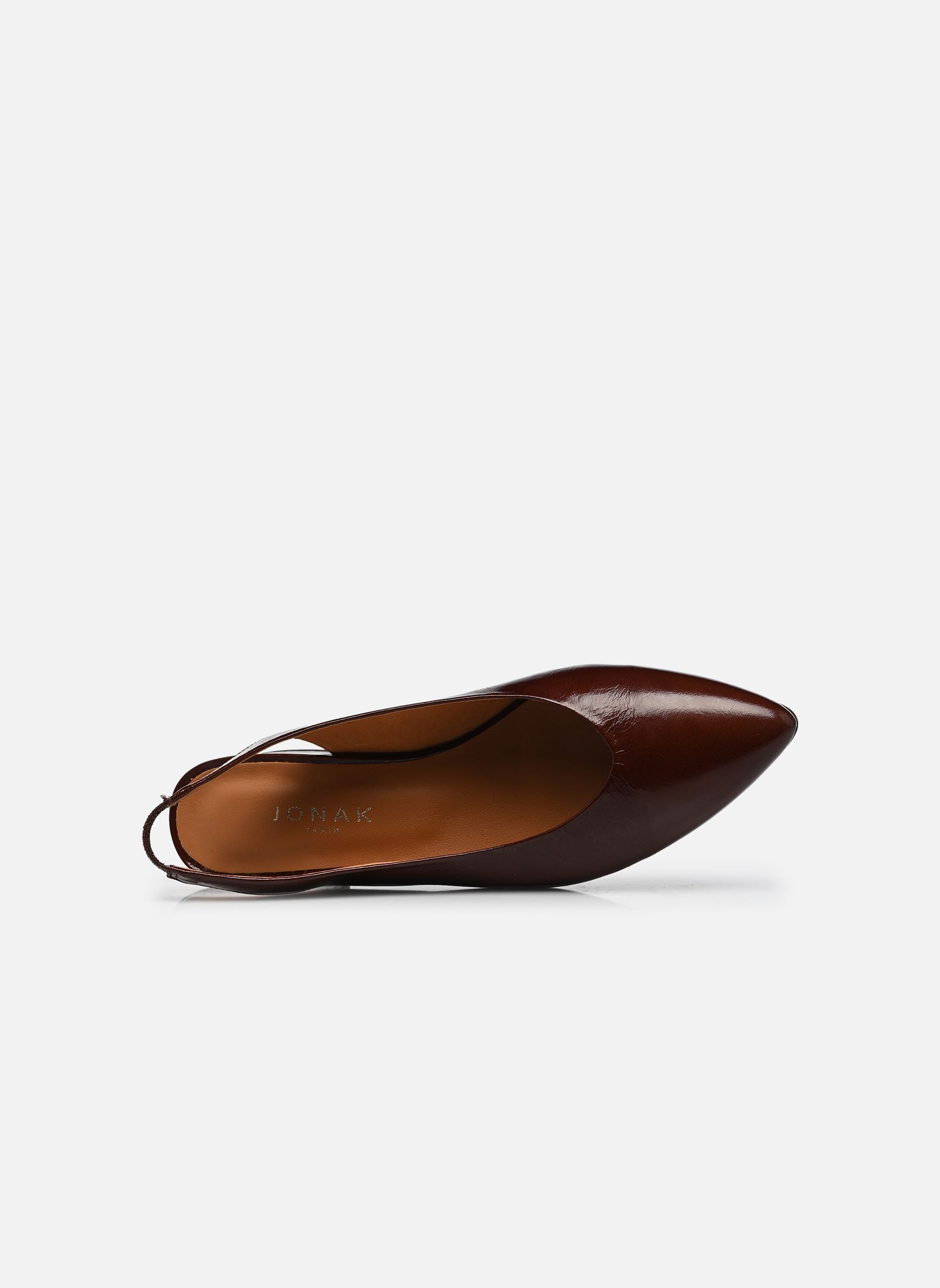 Pumps mit Riemchen VINCE damen braun Jonak Pumps mit Riemchen VINCE damen braun cuir brillant marron
