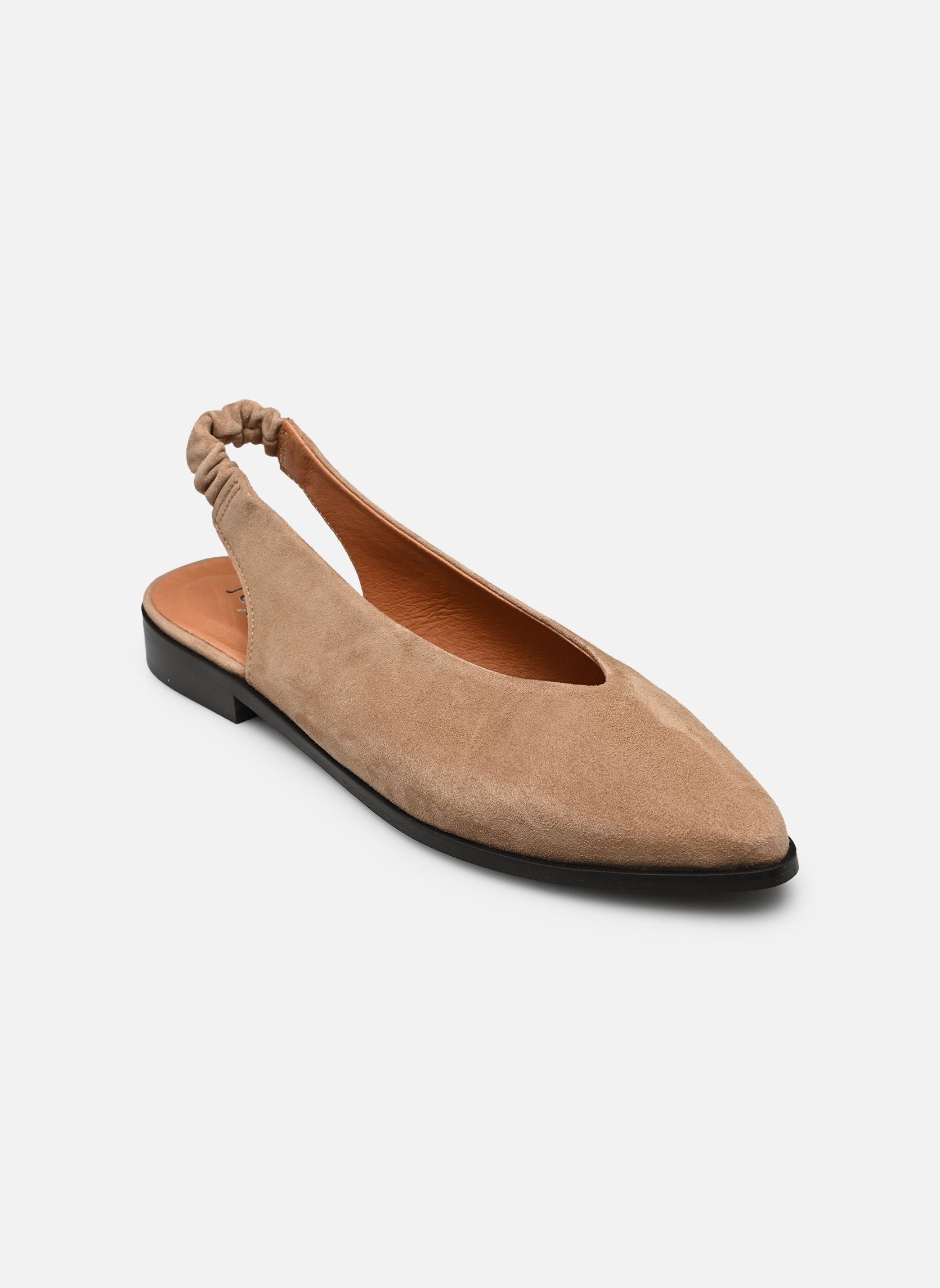 Slingback pumps ACAJOU dames bruin Jonak Slingback pumps ACAJOU dames bruin Velours Camel