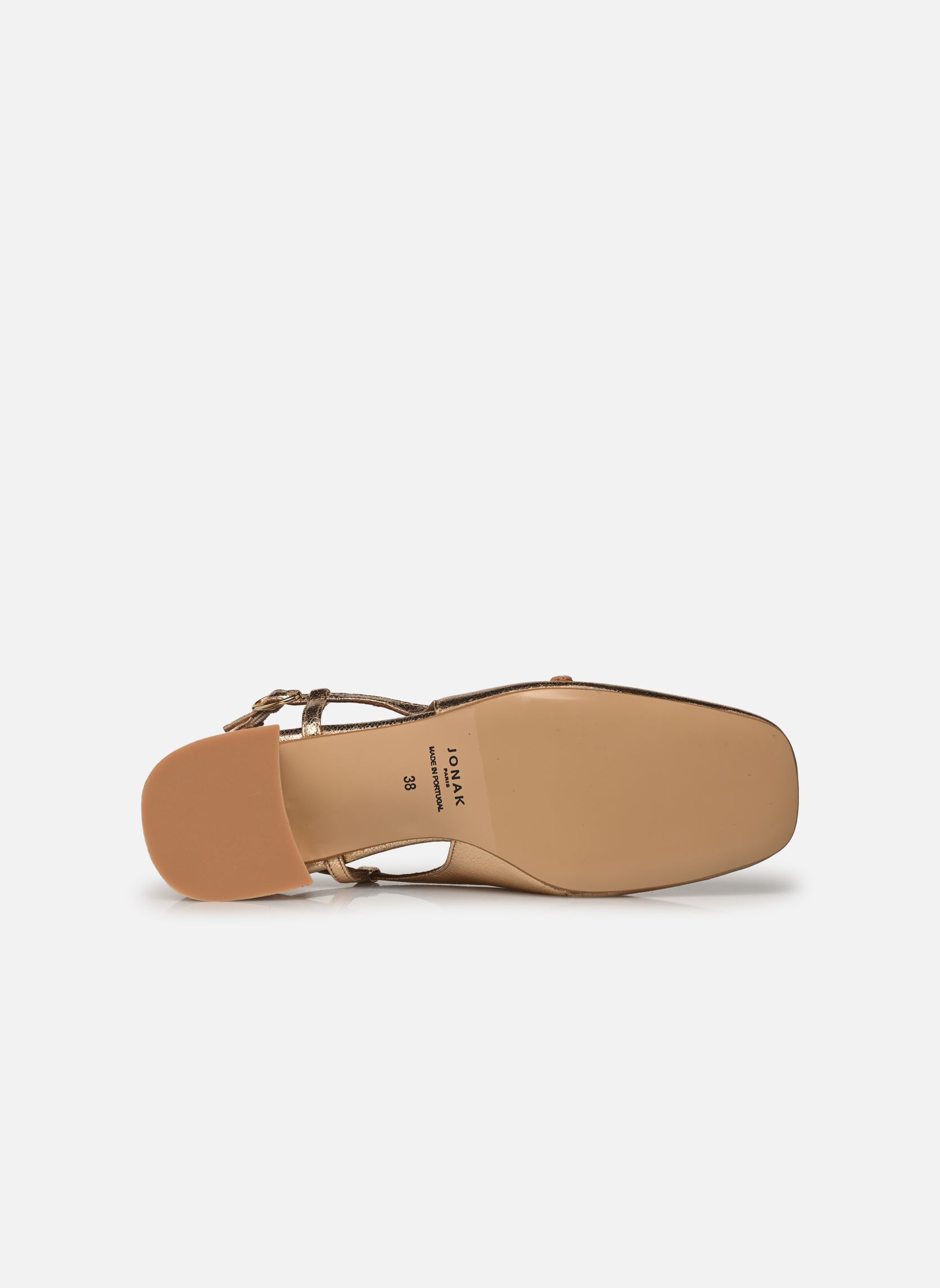 Slingback pumps DARIO dames goud en brons Jonak Slingback pumps DARIO dames goud en brons OR CRAQUELE