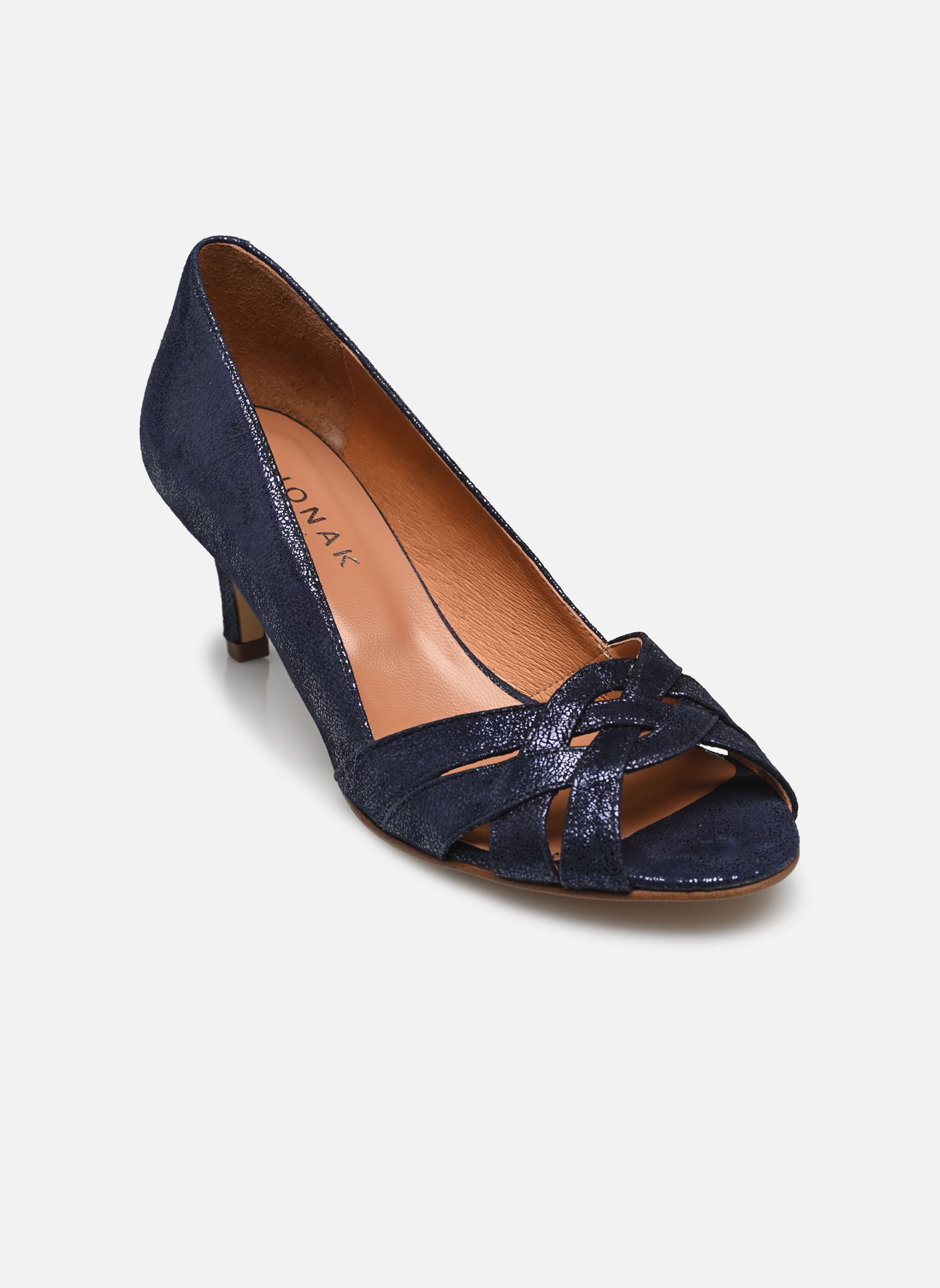 Escarpins à bout ouvert DAVIA femme bleu Jonak Escarpins à bout ouvert DAVIA femme bleu Marine