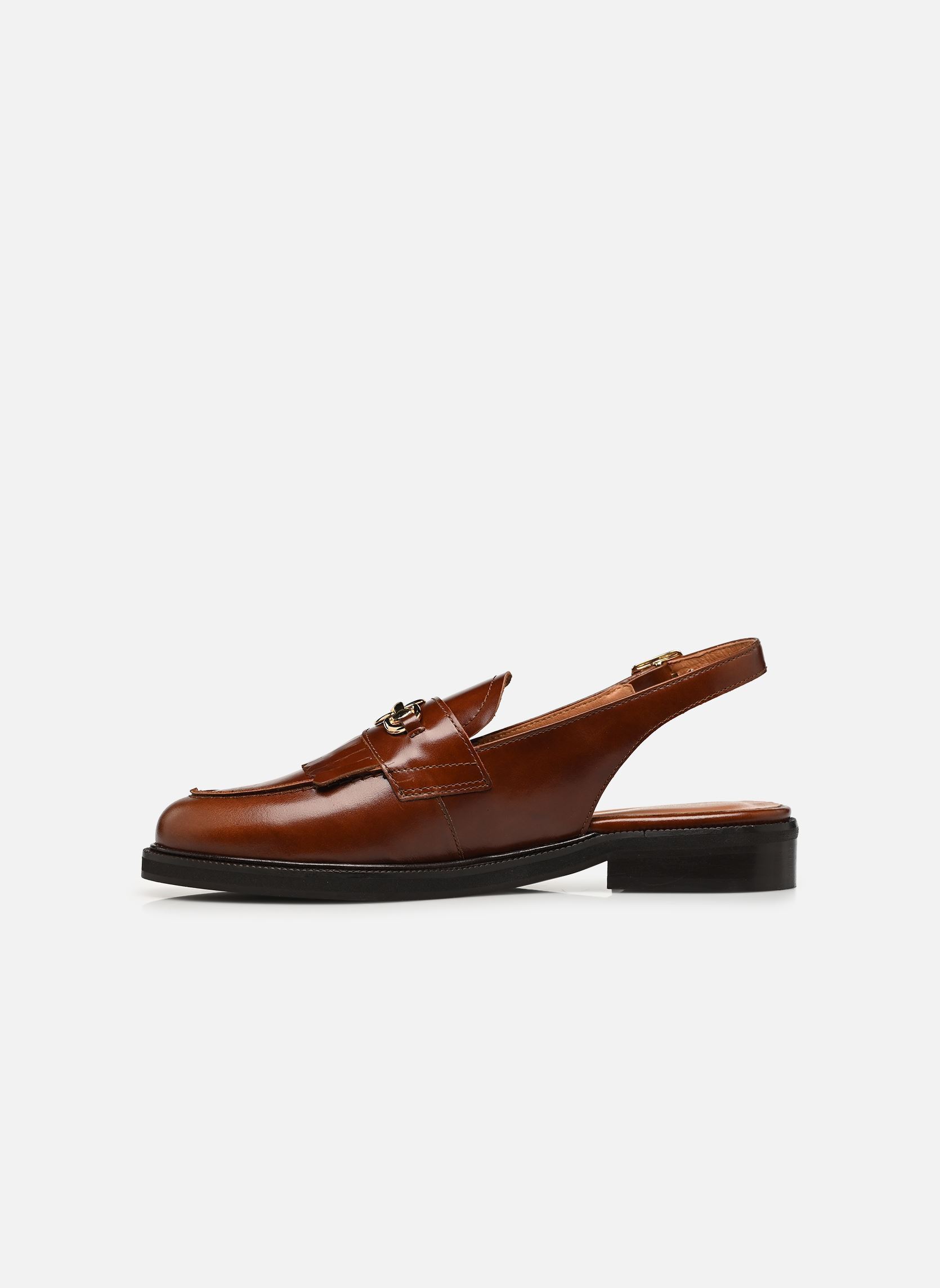 Mocassins DELPHY dames bruin Jonak Mocassins DELPHY dames bruin cuir cognac