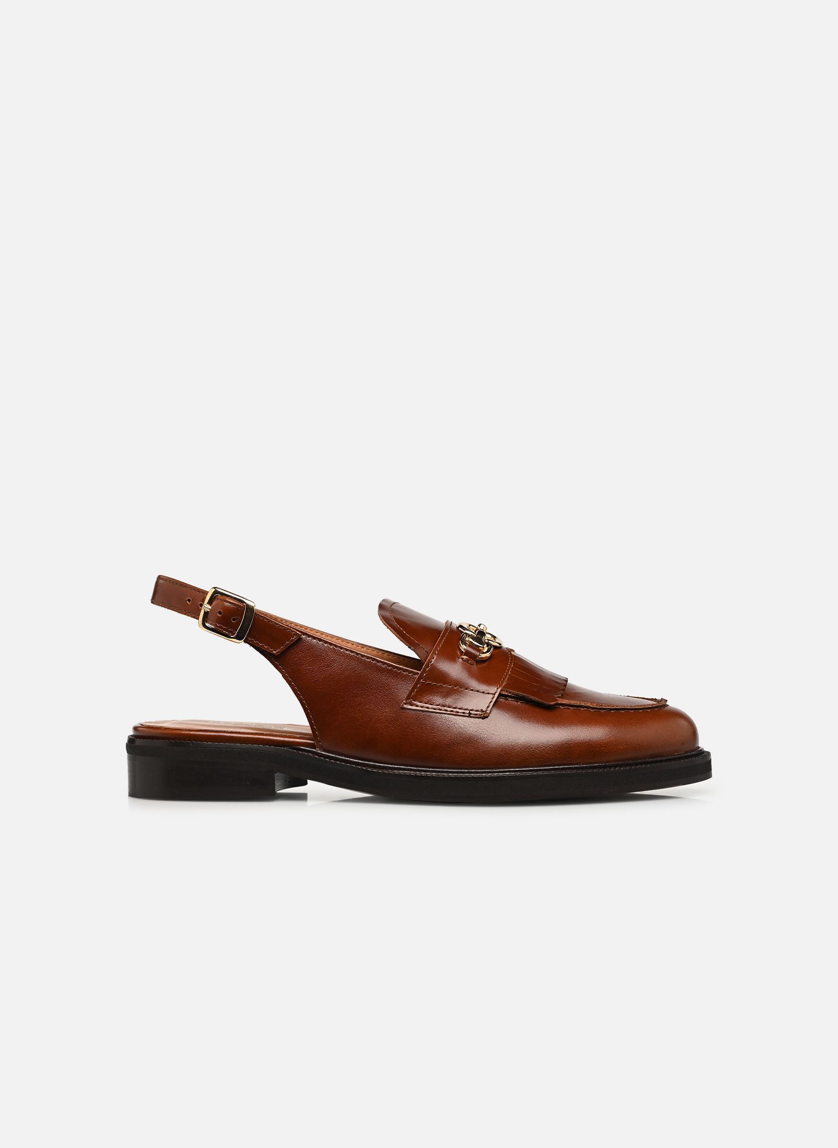 Mocassins DELPHY dames bruin Jonak Mocassins DELPHY dames bruin cuir cognac