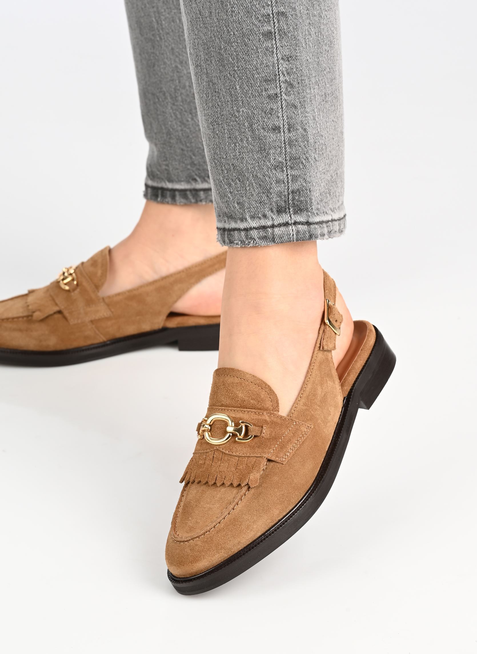 Mocassins DELPHY dames bruin Jonak Mocassins DELPHY dames bruin Croute Tabac