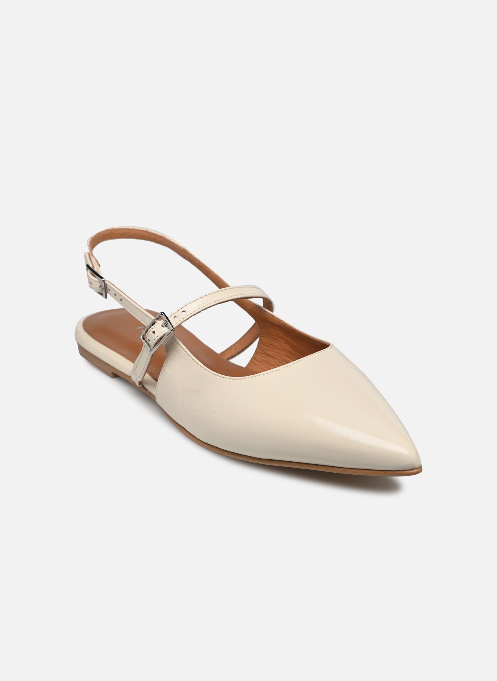Slingback pumps DURA dames wit Jonak Slingback pumps DURA dames wit Ecru