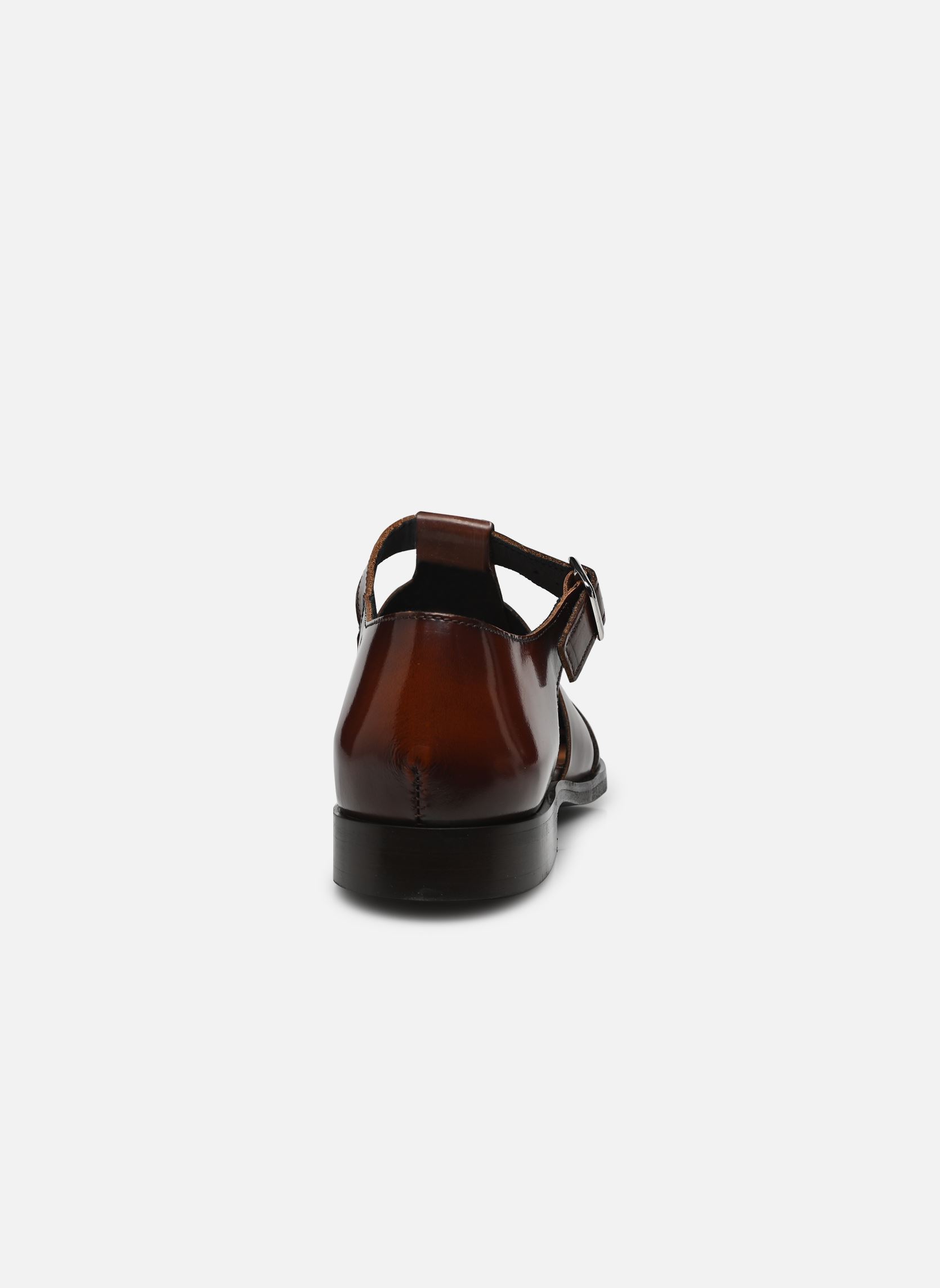 Sandales plates AGOSTA femme marron Jonak Sandales plates AGOSTA femme marron marron