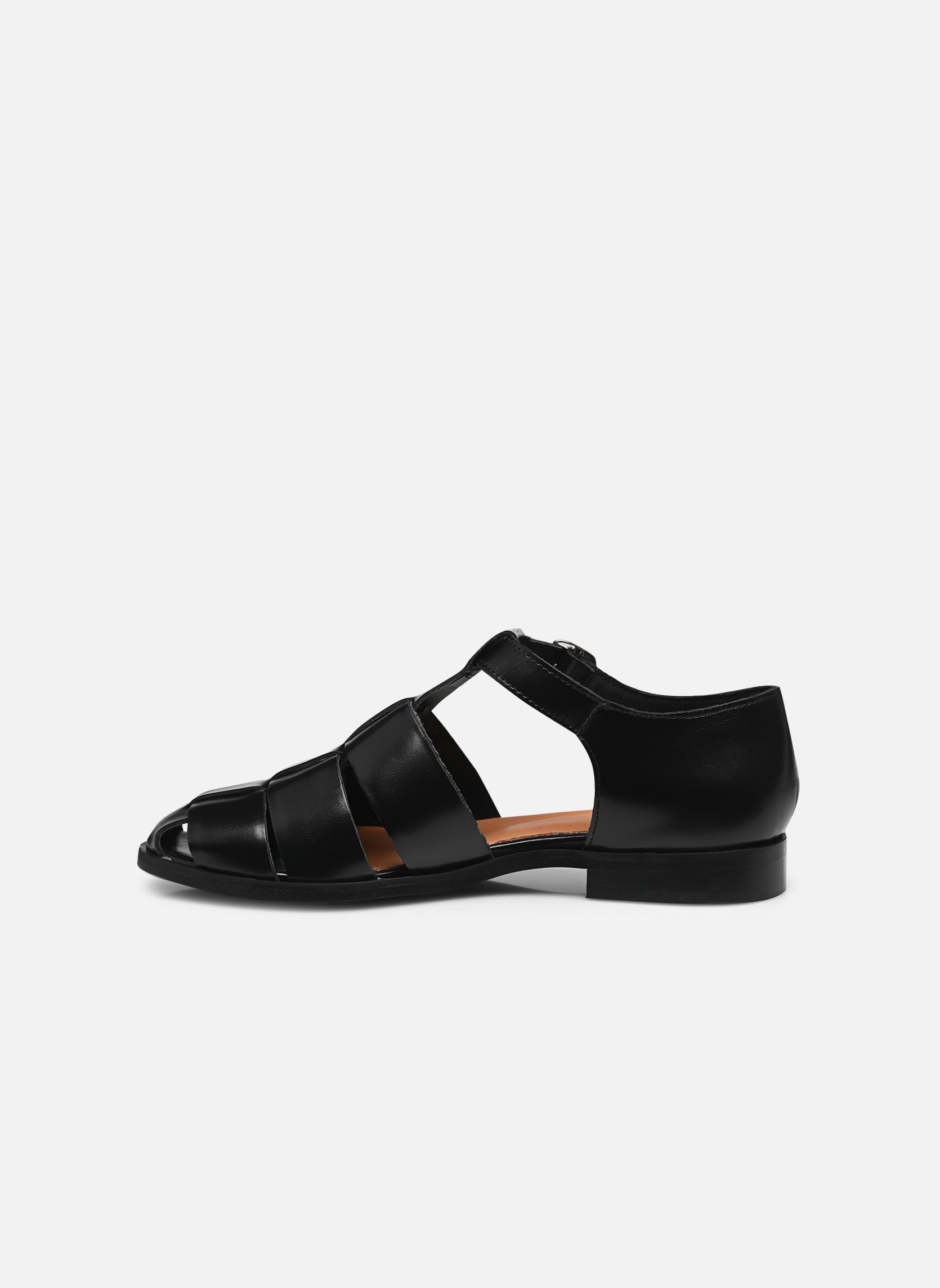 Sandales plates AGOSTA femme noir Jonak Sandales plates AGOSTA femme noir Noir