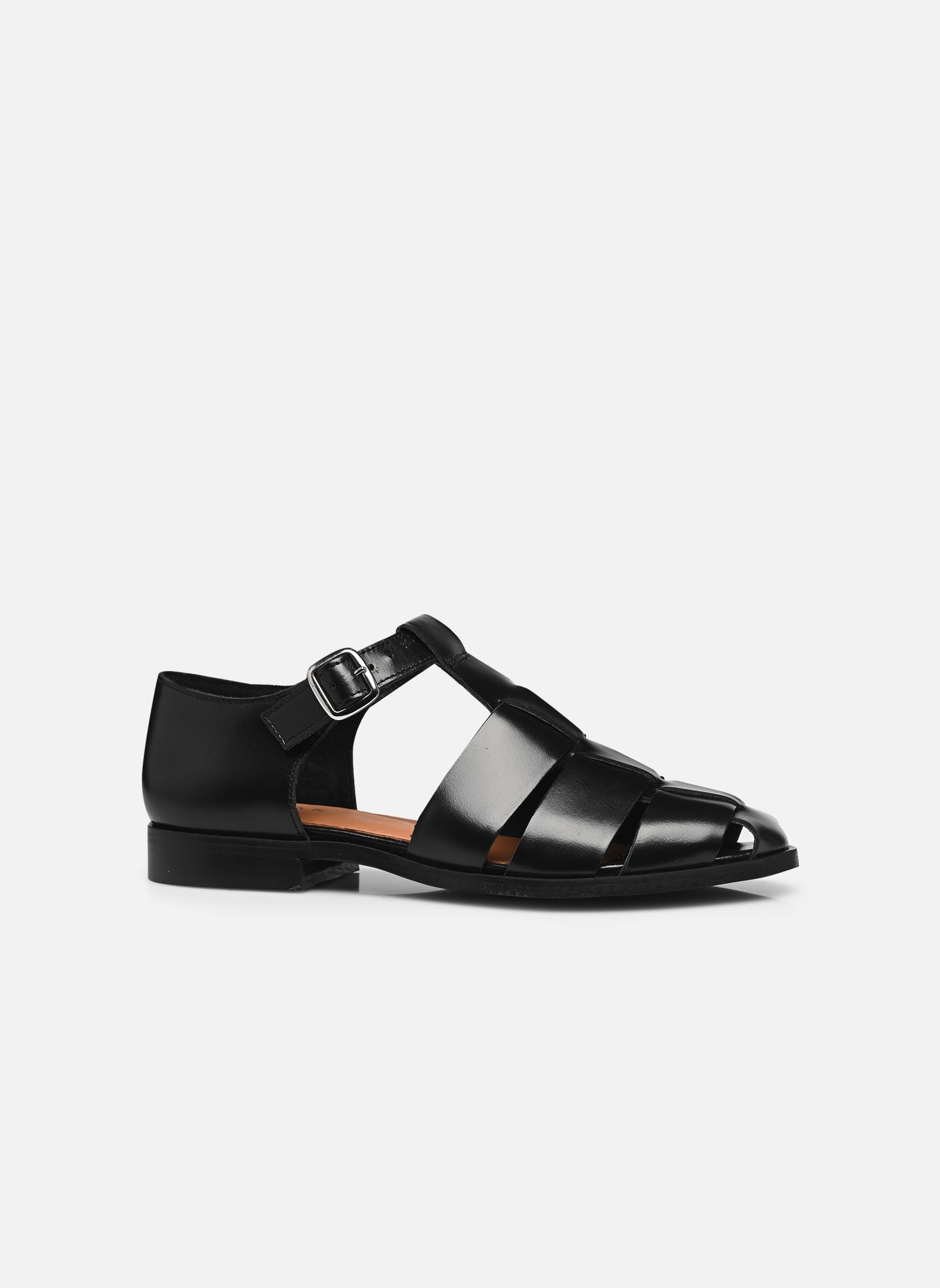Sandales plates AGOSTA femme noir Jonak Sandales plates AGOSTA femme noir Noir
