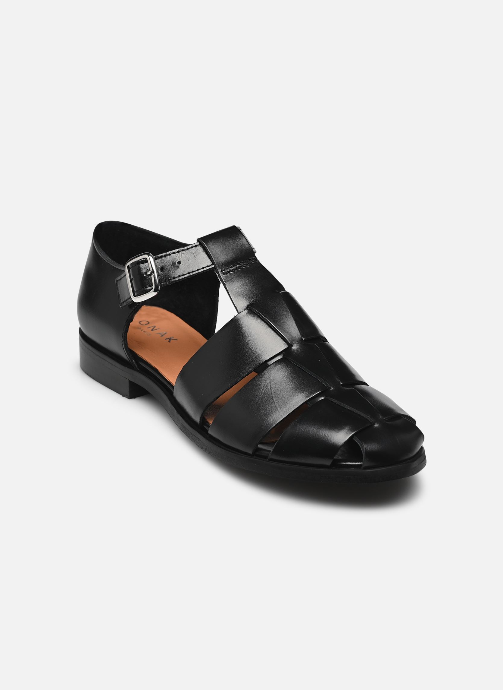 Sandales plates AGOSTA femme noir Jonak Sandales plates AGOSTA femme noir Noir
