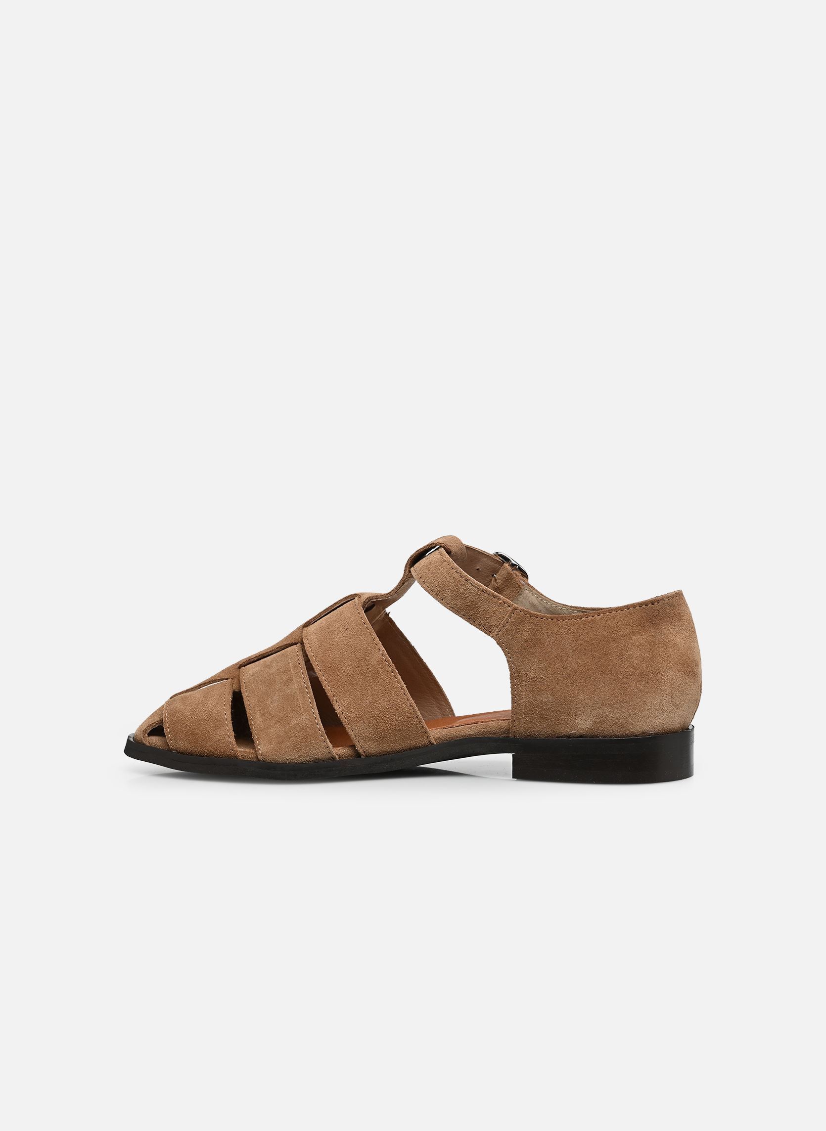 Platte sandalen AGOSTA dames beige Jonak Platte sandalen AGOSTA dames beige Croute Beige Foncé