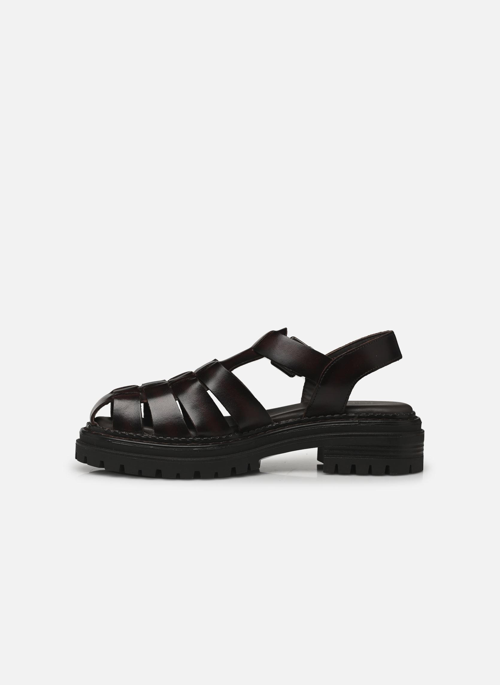 Sandali con zeppa e plateau ABRAHAM donna marrone Jonak Sandali con zeppa e plateau ABRAHAM donna marrone Brun rouge