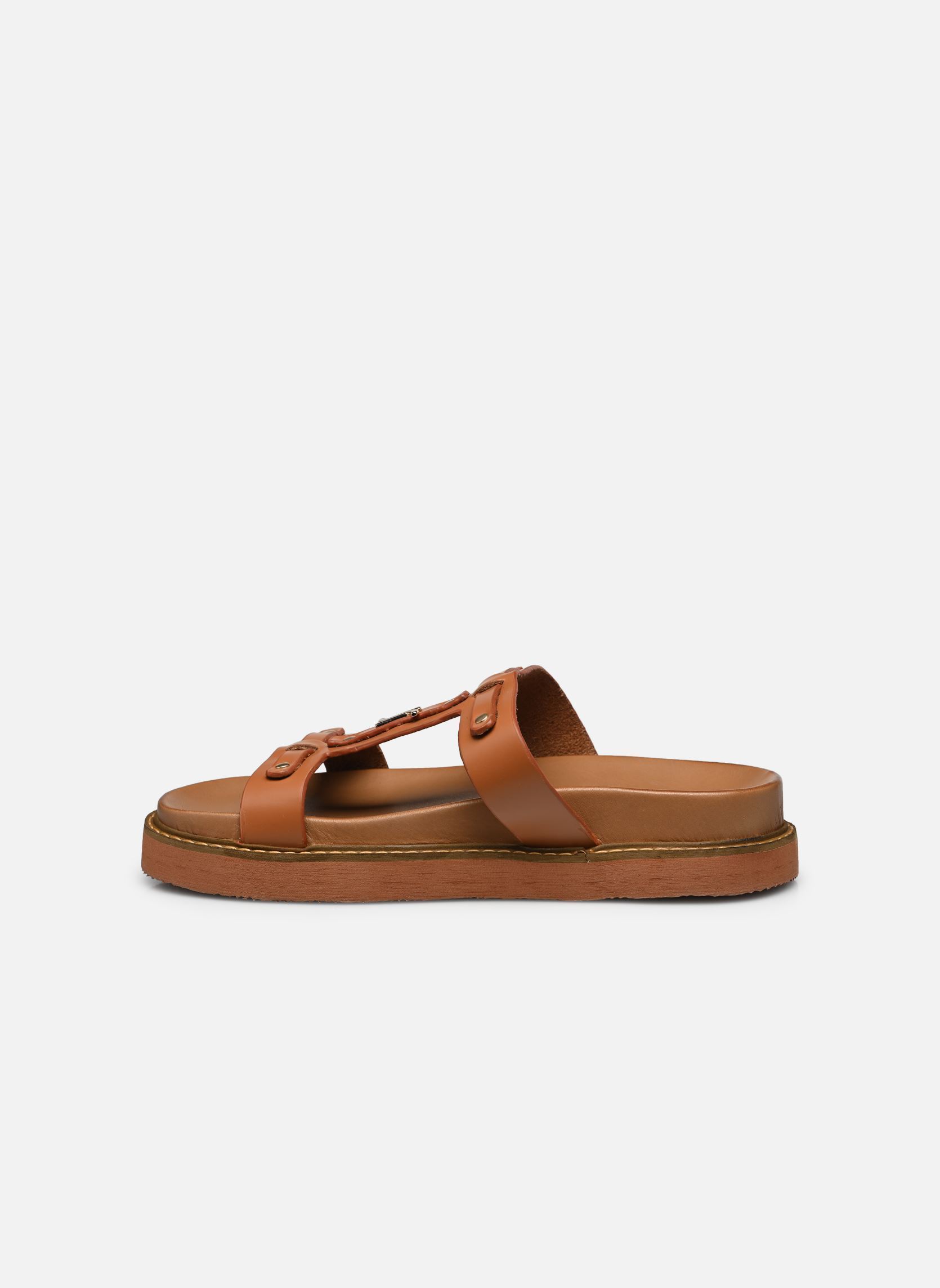 Mules et sabots LUANA femme marron Jonak Mules et sabots LUANA femme marron Cognac