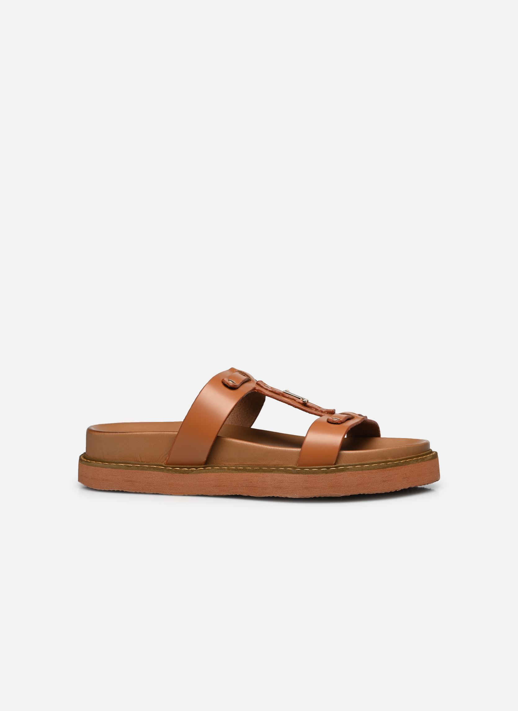 Mules et sabots LUANA femme marron Jonak Mules et sabots LUANA femme marron Cognac