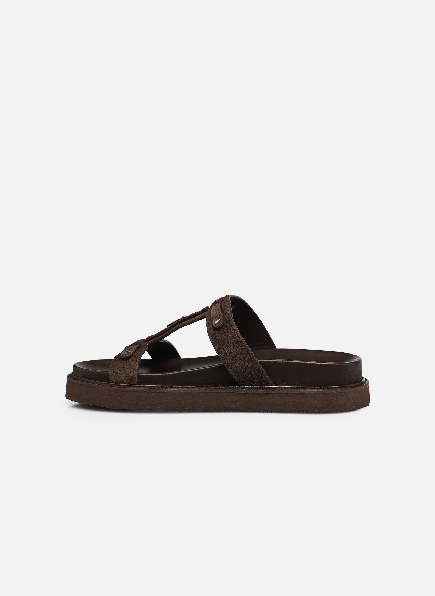 Mules et sabots LUANA femme marron Jonak Mules et sabots LUANA femme marron Croute marron