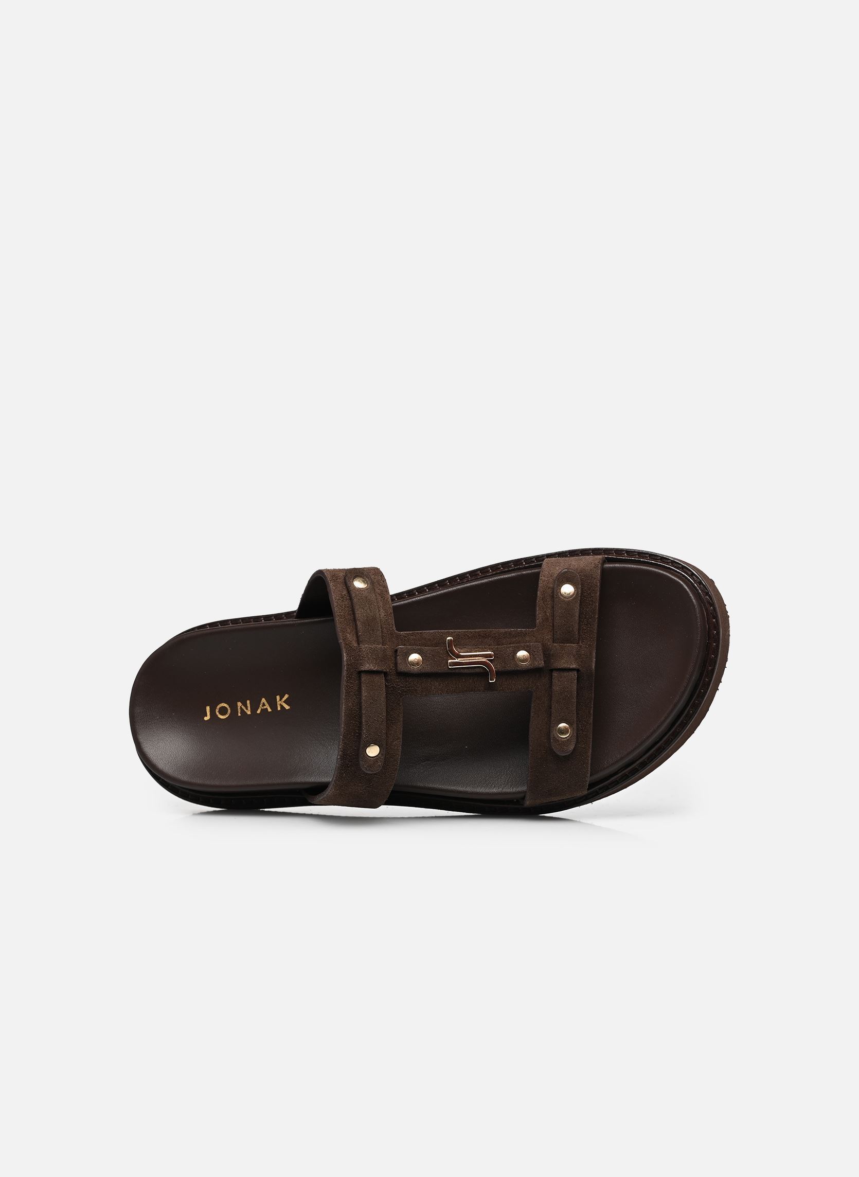 Mules et sabots LUANA femme marron Jonak Mules et sabots LUANA femme marron Croute marron