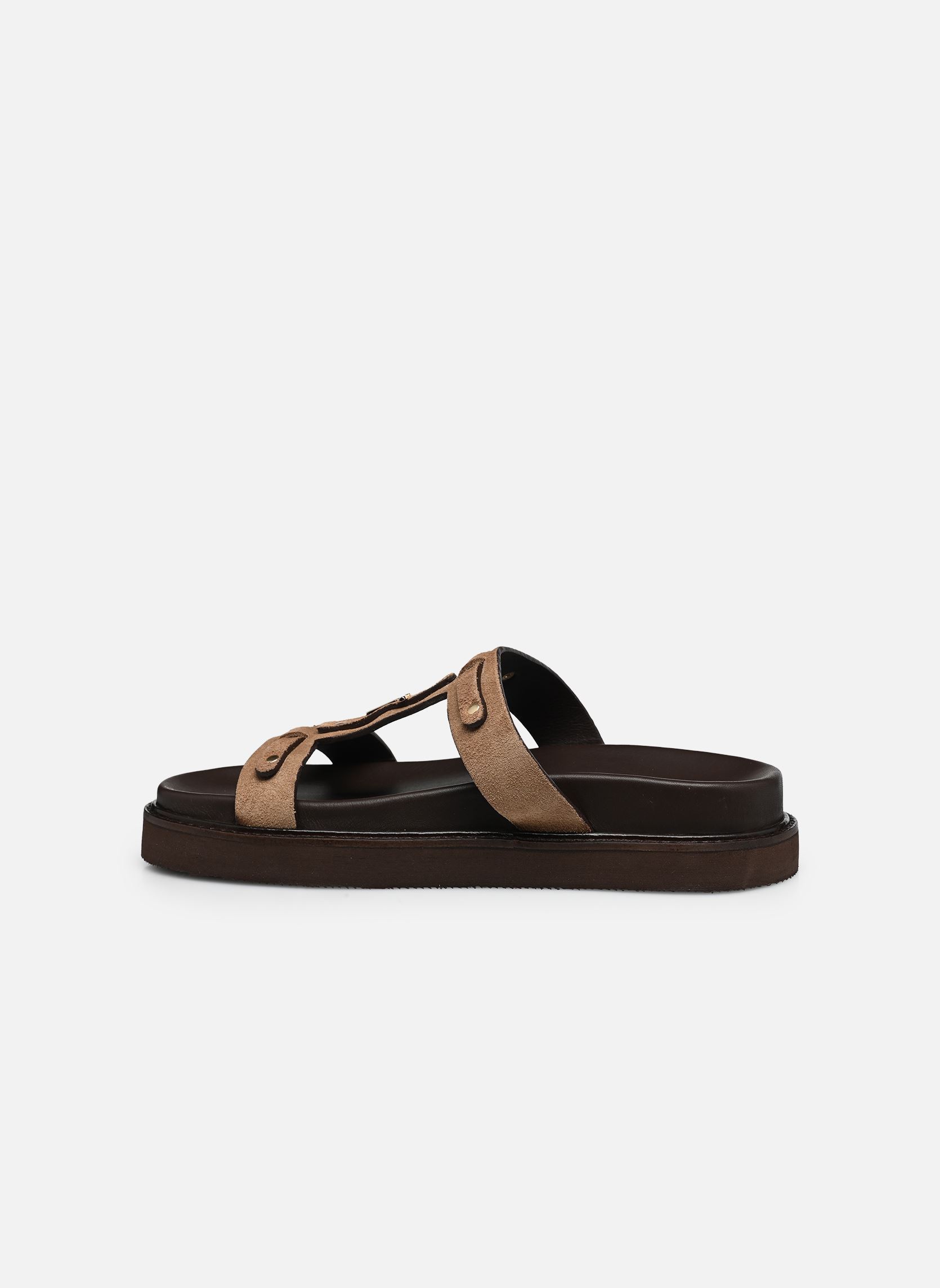 Muilen en klompen LUANA dames beige Jonak Muilen en klompen LUANA dames beige Croute taupe