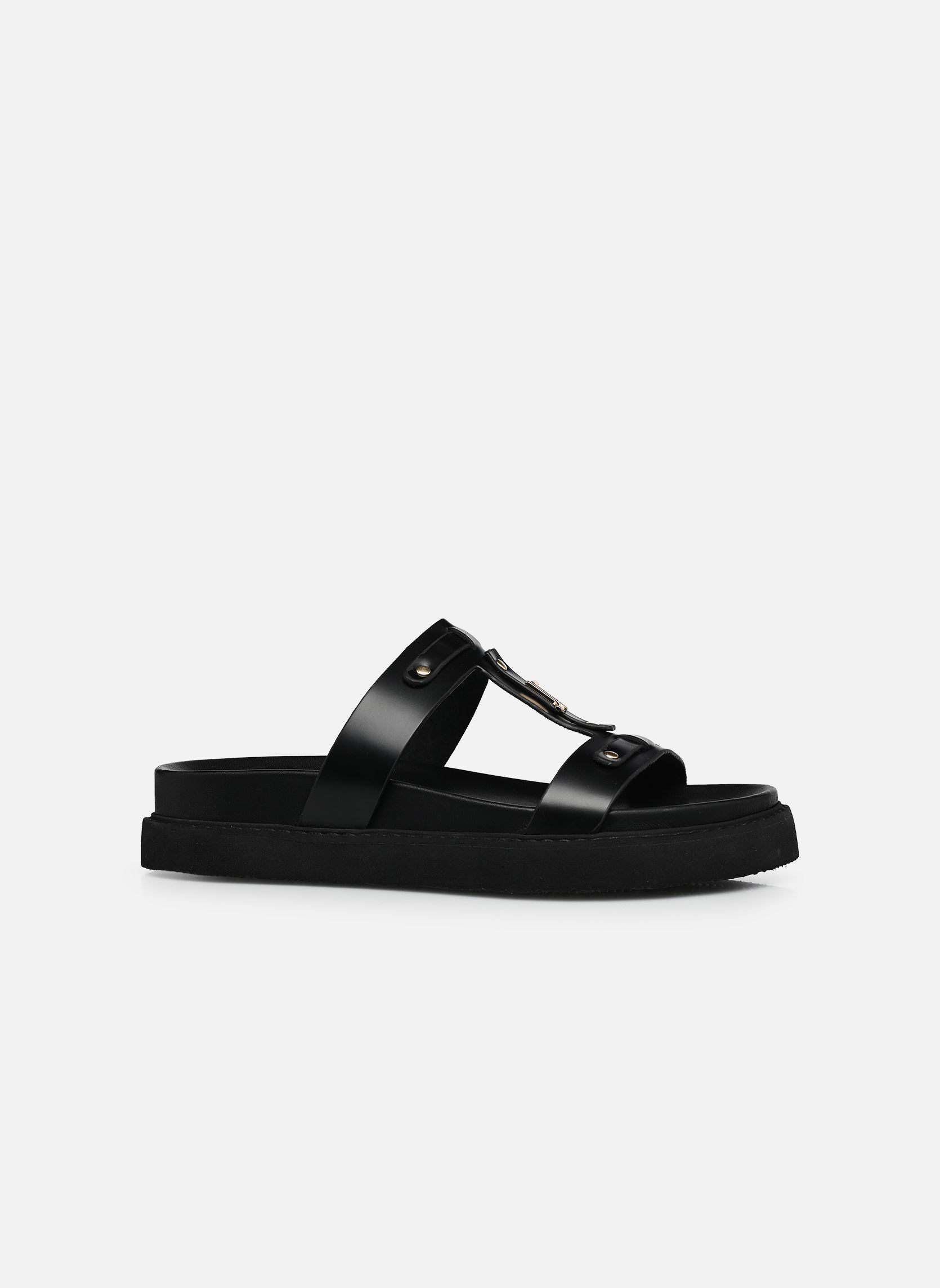 Mules et sabots LUANA femme noir Jonak Mules et sabots LUANA femme noir CUIR GLACE NOIR