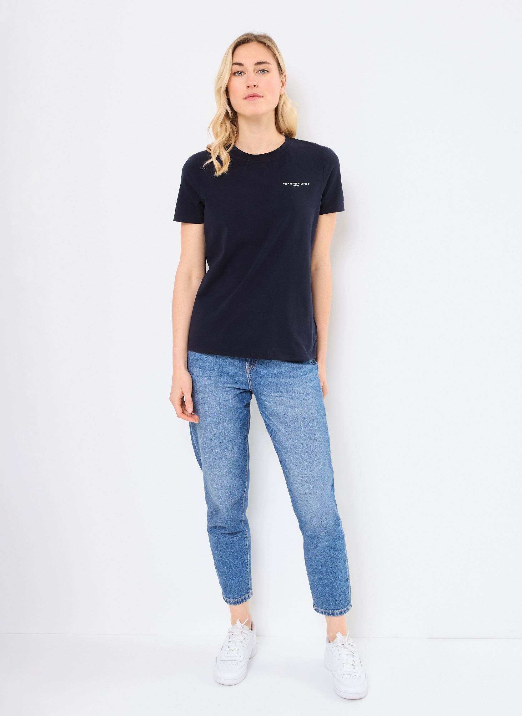 Tee-shirts manches longues 1985 Reg Mini Corp L WW0WW37877 femme bleu Tommy Hilfiger Tee-shirts manches longues 1985 Reg Mini Corp L WW0WW37877 femme bleu NOS DESERT SKY