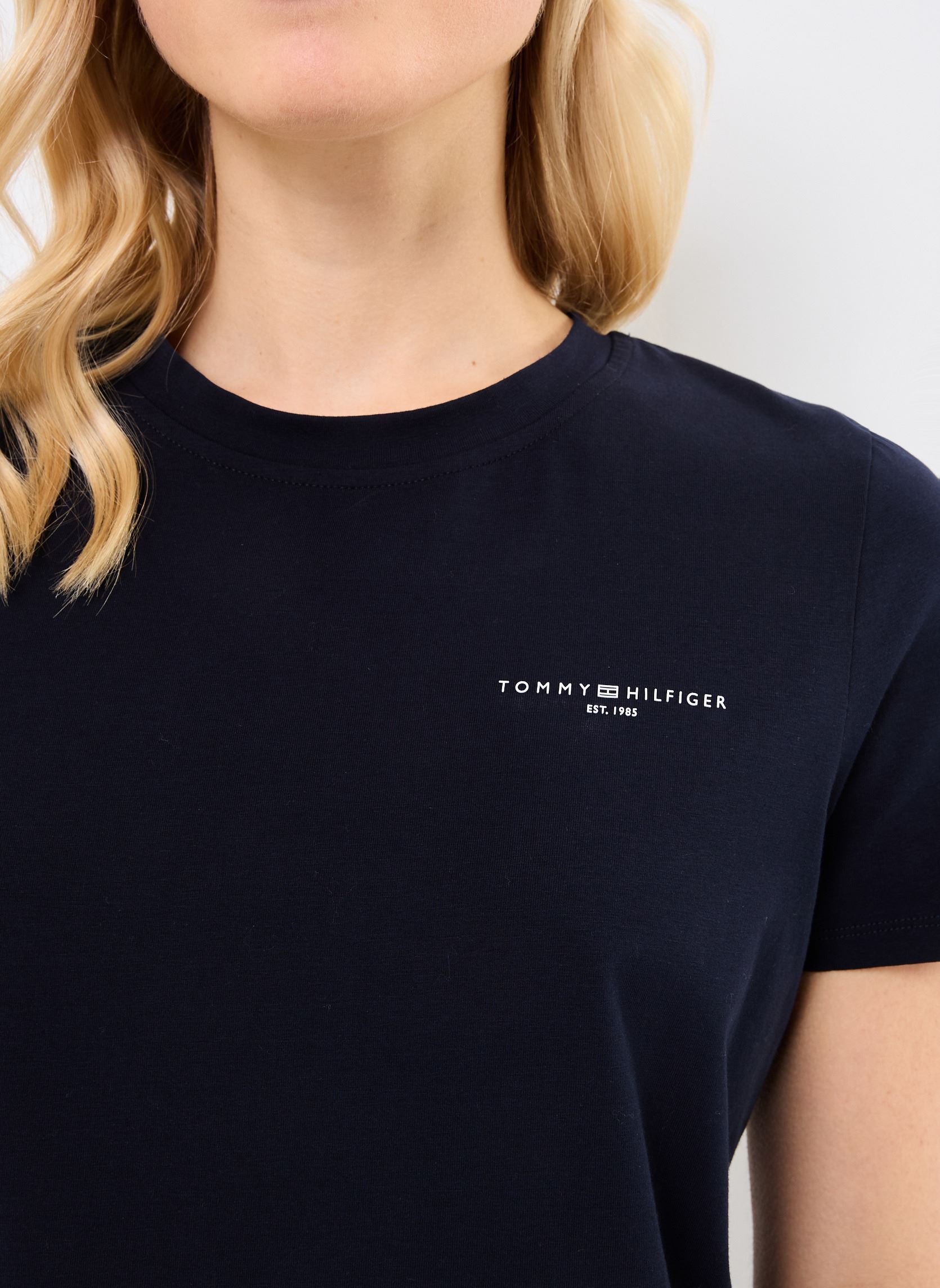 Tee-shirts manches longues 1985 Reg Mini Corp L WW0WW37877 femme bleu Tommy Hilfiger Tee-shirts manches longues 1985 Reg Mini Corp L WW0WW37877 femme bleu NOS DESERT SKY