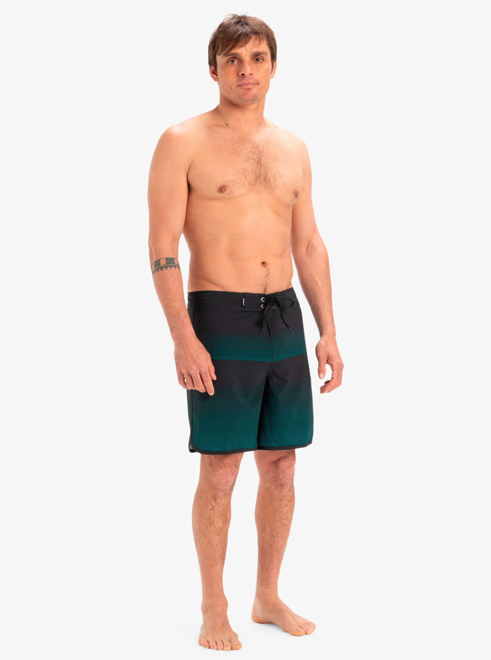 Shorts de bain Surfsilk Scallop 18 EQYBS04862 homme bleu Quiksilver Shorts de bain Surfsilk Scallop 18 EQYBS04862 homme bleu Teal Green Tijuana