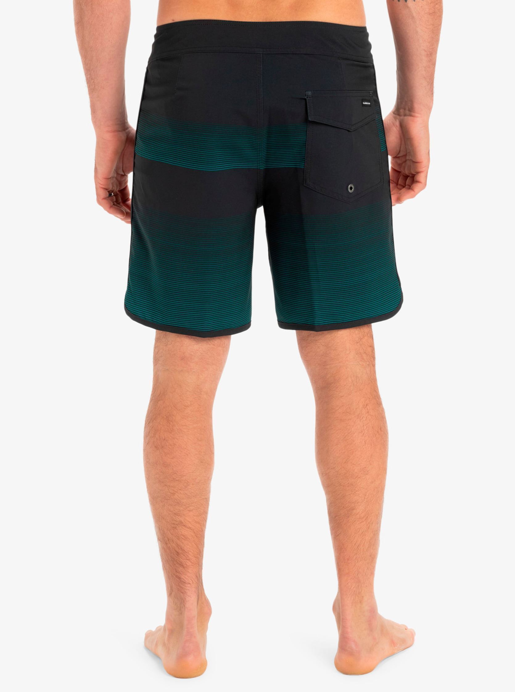Shorts de bain Surfsilk Scallop 18 EQYBS04862 homme bleu Quiksilver Shorts de bain Surfsilk Scallop 18 EQYBS04862 homme bleu Teal Green Tijuana