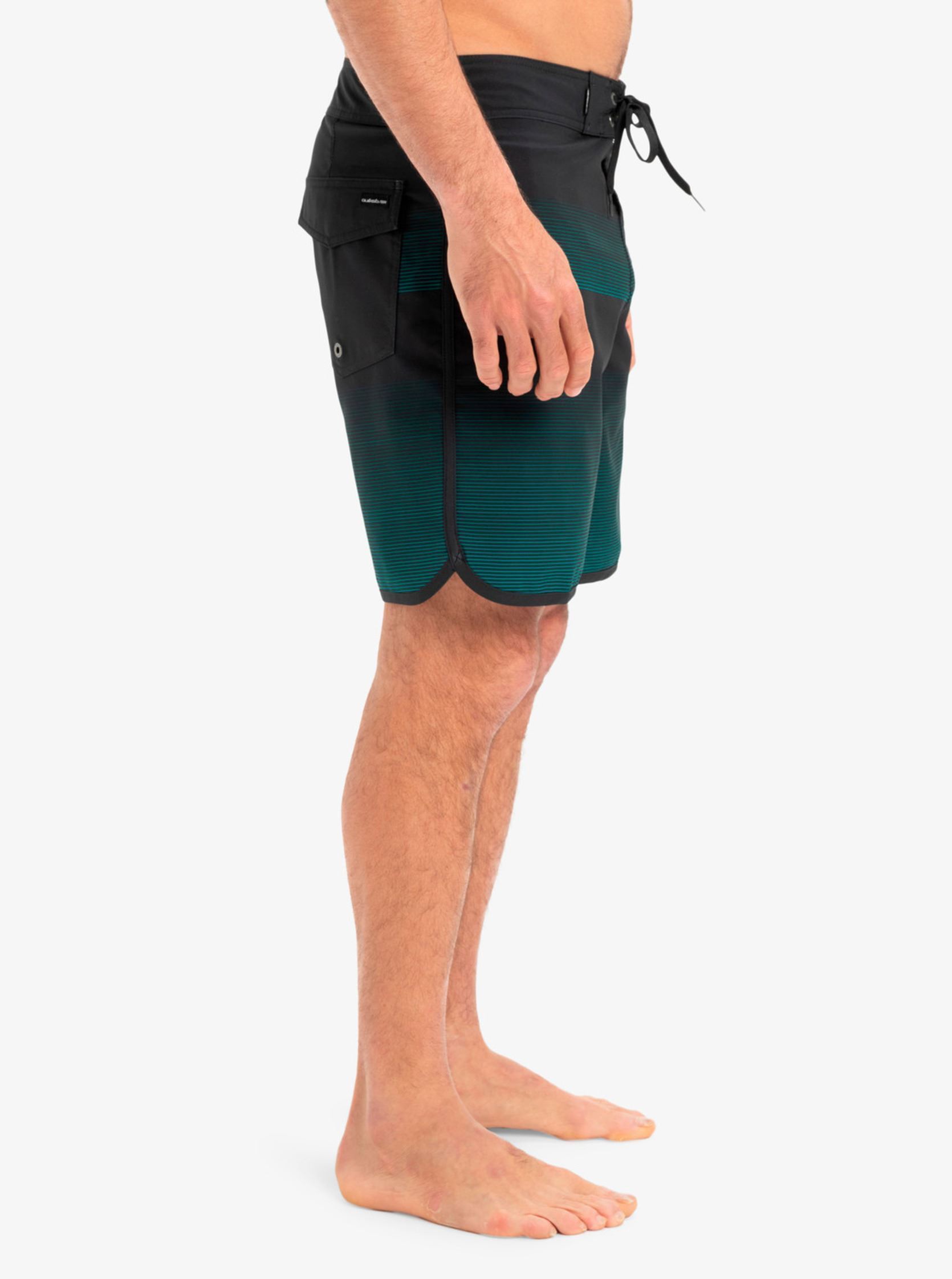 Shorts de bain Surfsilk Scallop 18 EQYBS04862 homme bleu Quiksilver Shorts de bain Surfsilk Scallop 18 EQYBS04862 homme bleu Teal Green Tijuana