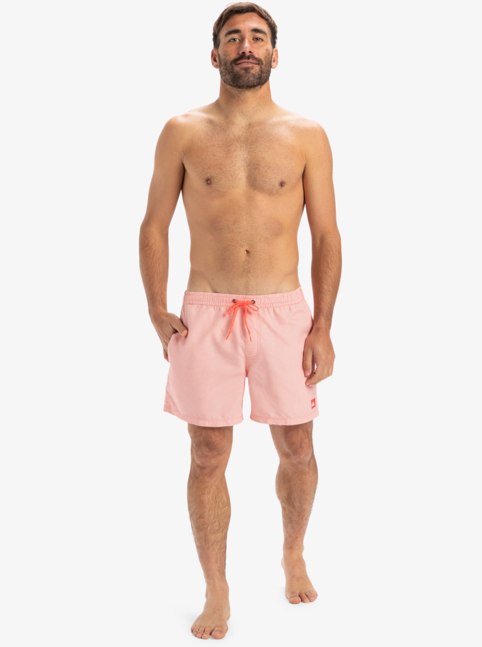 Shorts de bain Everyday Deluxe Volley 15 EQYJV04101 homme orange Quiksilver Shorts de bain Everyday Deluxe Volley 15 EQYJV04101 homme orange Fiery Coral