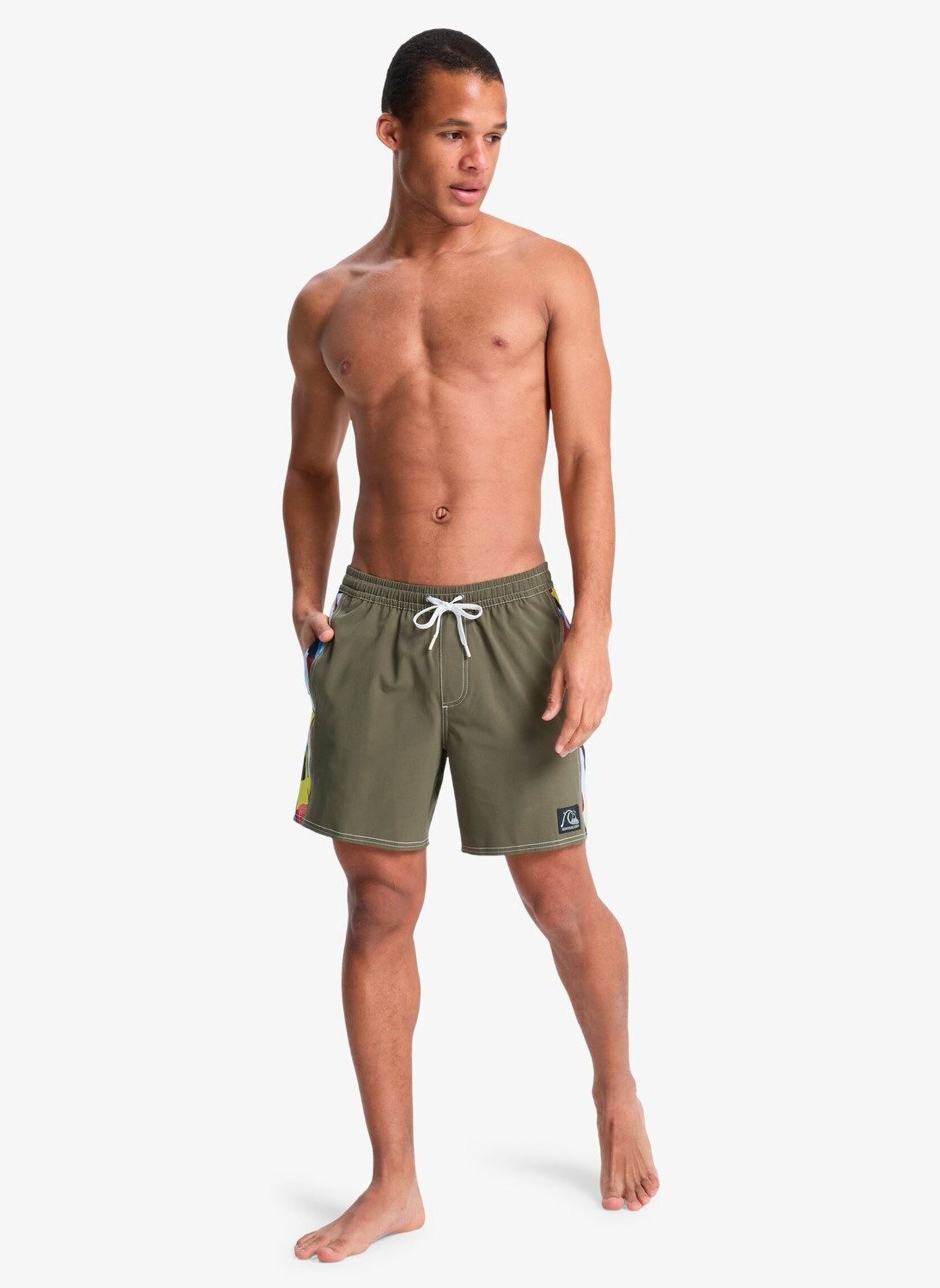 Badeshorts Original Arch Volley 17 EQYJV04109 herren grün Quiksilver Badeshorts Original Arch Volley 17 EQYJV04109 herren grün grape leaf