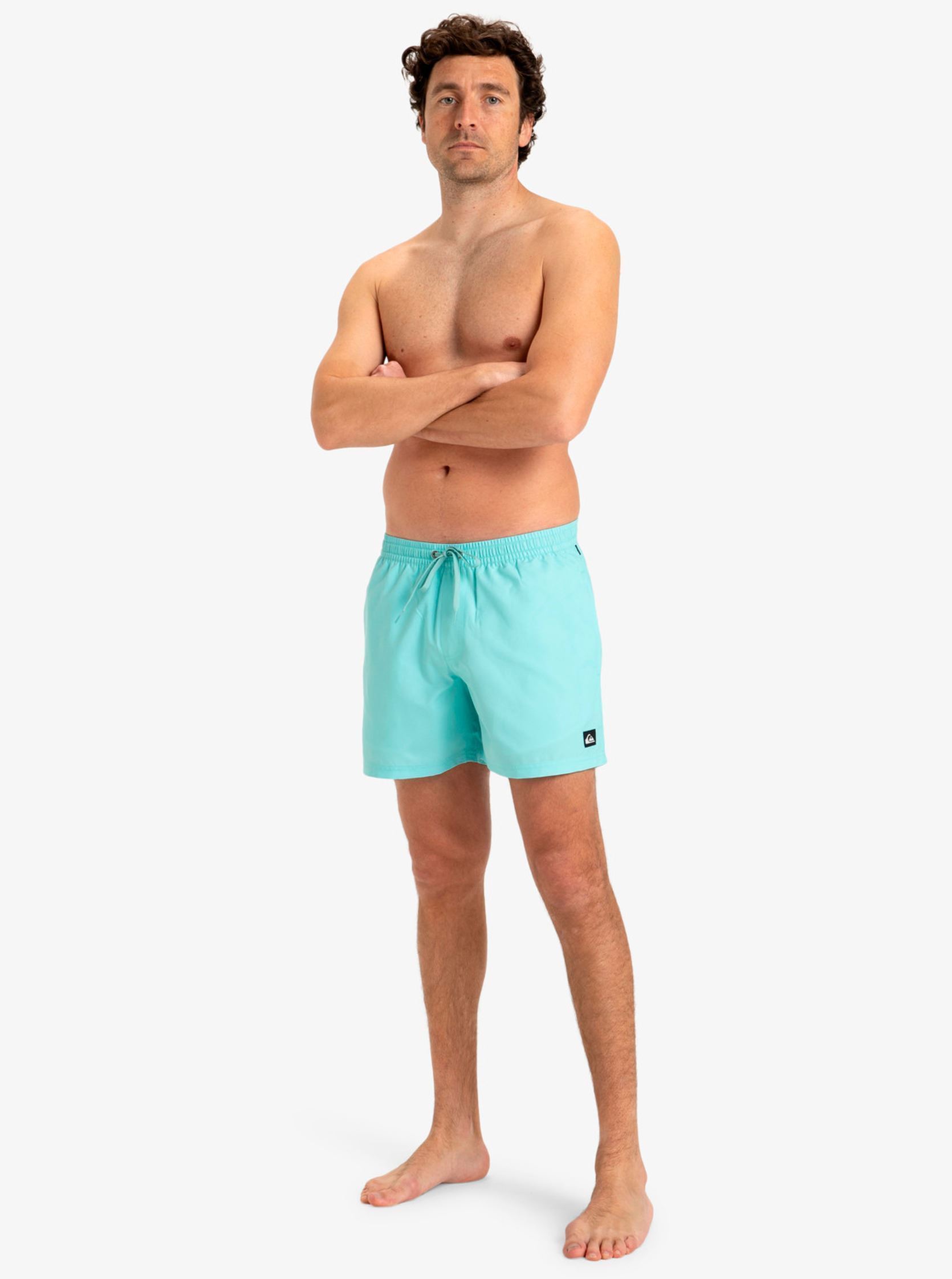 Shorts de bain Everyday Solid Volley 15 EQYJV04120 homme bleu Quiksilver Shorts de bain Everyday Solid Volley 15 EQYJV04120 homme bleu Aqua Sky