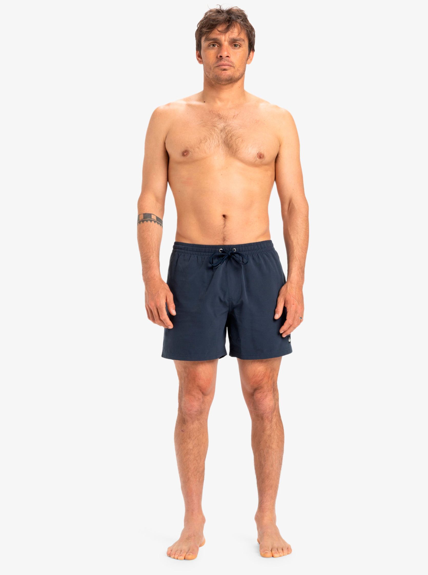 Pantaloncini da bagno Everyday Solid Volley 15 EQYJV04120 uomo blu Quiksilver Pantaloncini da bagno Everyday Solid Volley 15 EQYJV04120 uomo blu Dark Navy