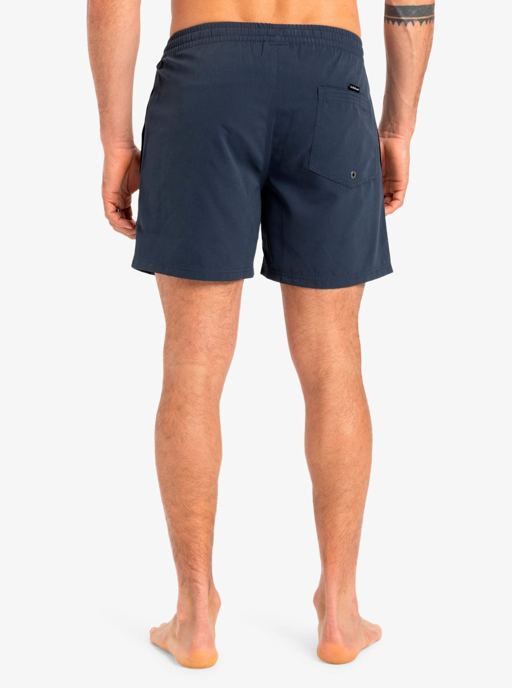 Pantaloncini da bagno Everyday Solid Volley 15 EQYJV04120 uomo blu Quiksilver Pantaloncini da bagno Everyday Solid Volley 15 EQYJV04120 uomo blu Dark Navy