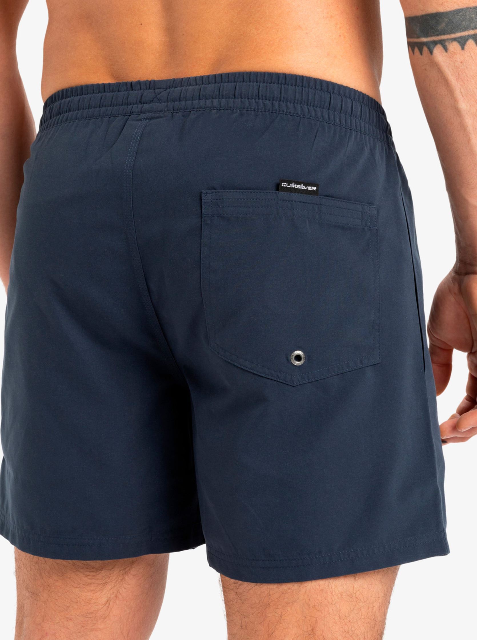 Pantaloncini da bagno Everyday Solid Volley 15 EQYJV04120 uomo blu Quiksilver Pantaloncini da bagno Everyday Solid Volley 15 EQYJV04120 uomo blu Dark Navy