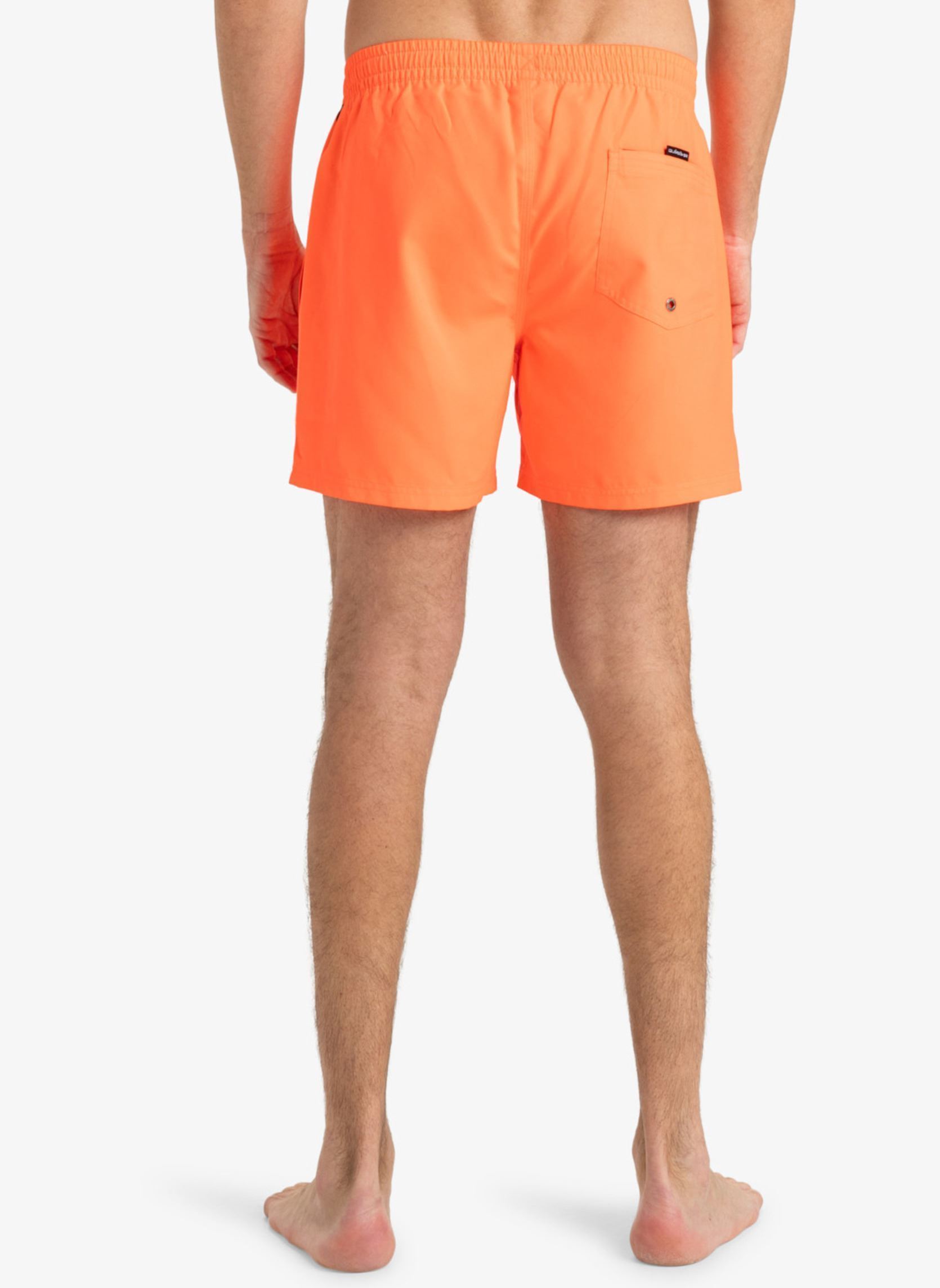 Shorts de bain Everyday Solid Volley 15 EQYJV04120 homme orange Quiksilver Shorts de bain Everyday Solid Volley 15 EQYJV04120 homme orange Fiery Coral