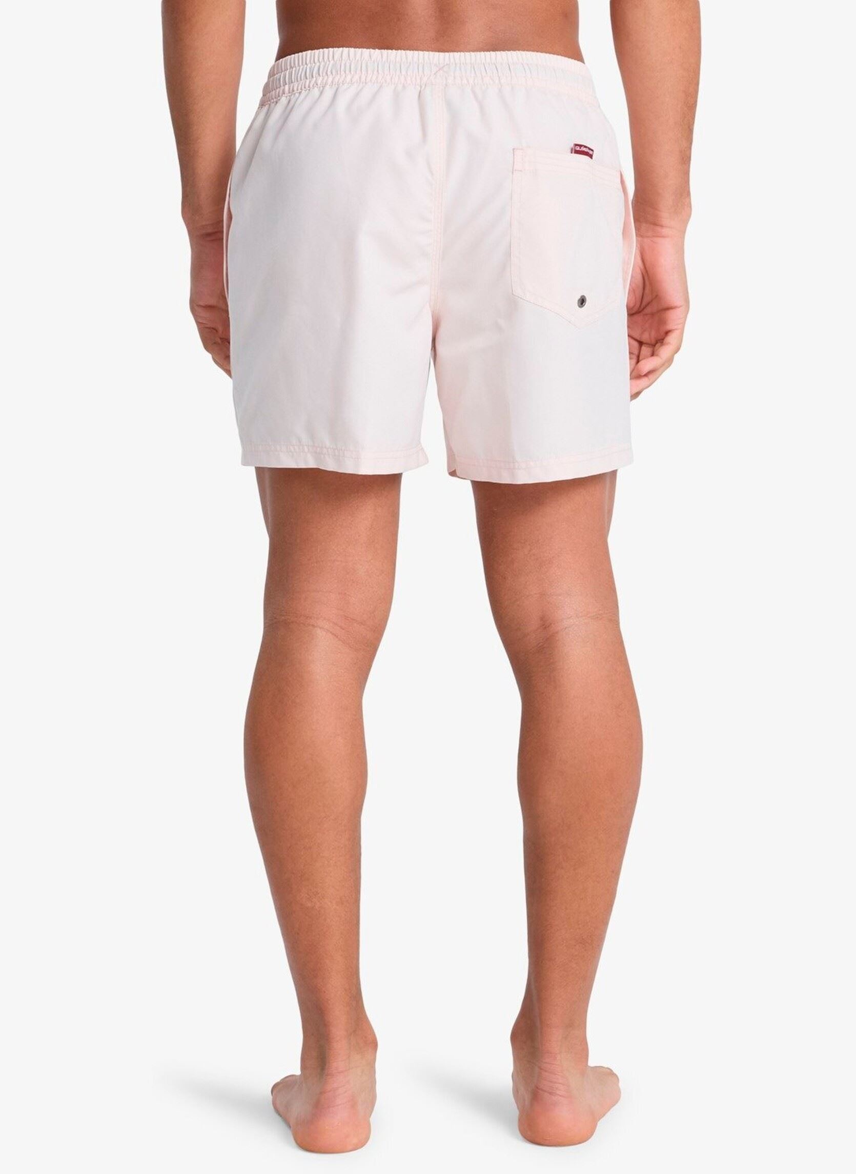 Shorts de bain Everyday Solid Volley 15 EQYJV04120 homme rose Quiksilver Shorts de bain Everyday Solid Volley 15 EQYJV04120 homme rose ROSEWATER