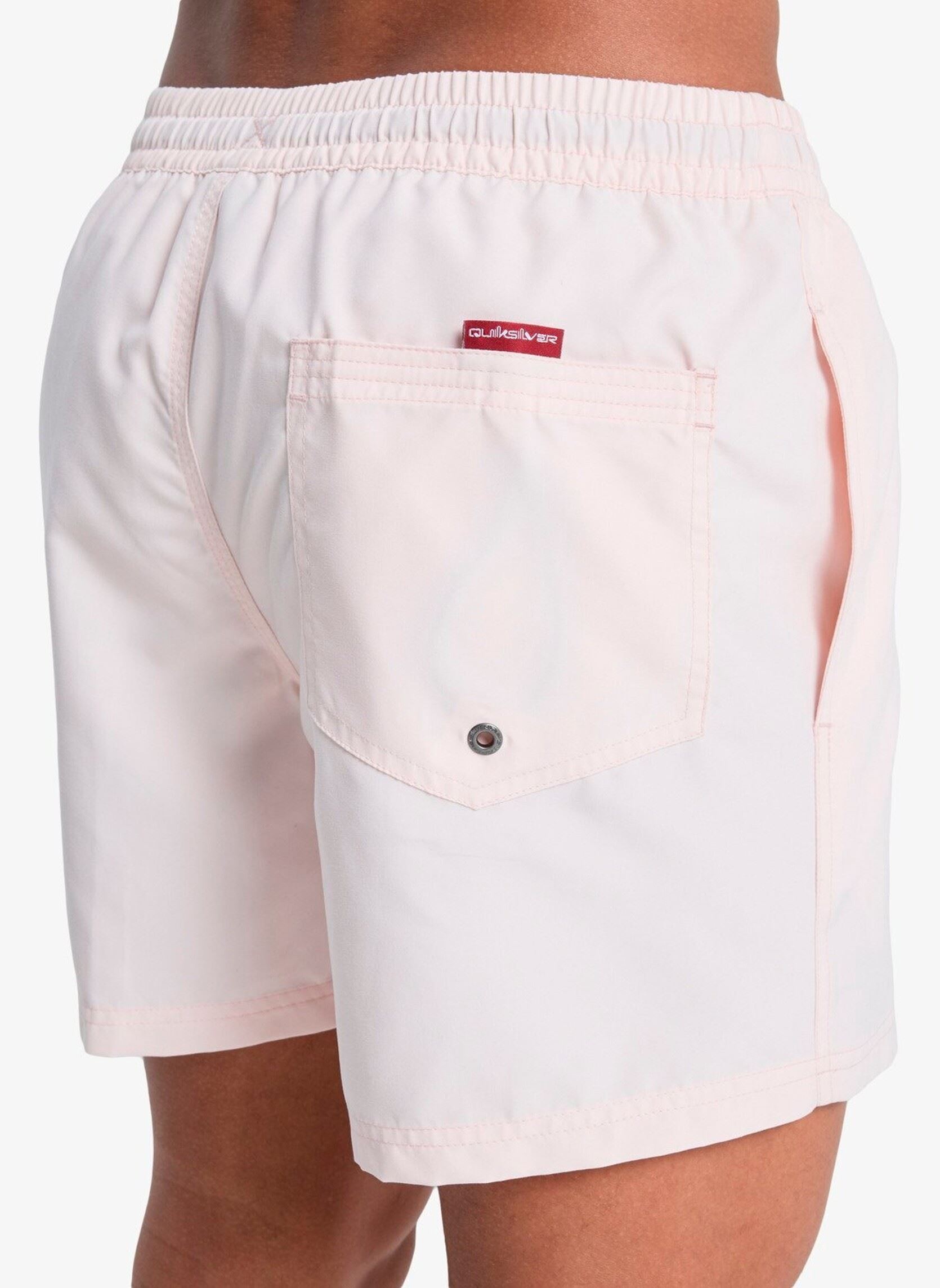 Shorts de bain Everyday Solid Volley 15 EQYJV04120 homme rose Quiksilver Shorts de bain Everyday Solid Volley 15 EQYJV04120 homme rose ROSEWATER