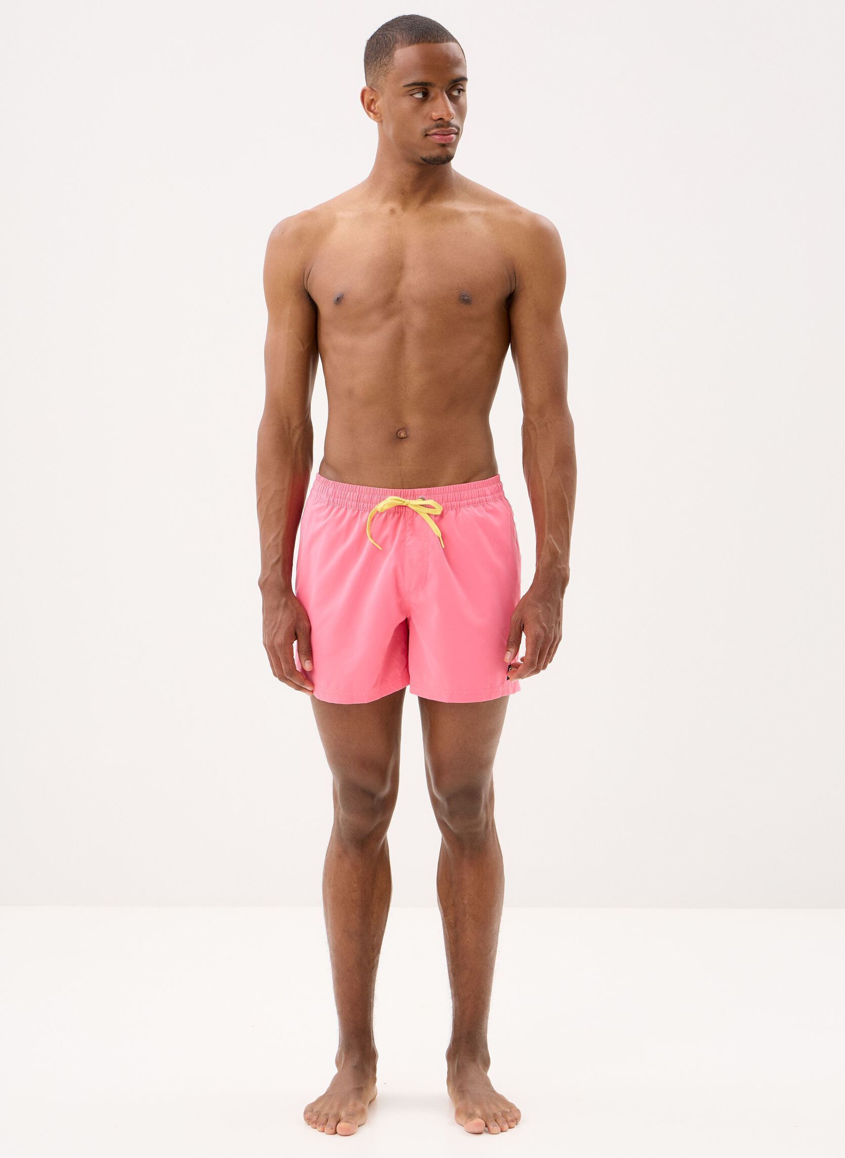 Shorts de bain Everyday Solid Volley 15 EQYJV04120 homme rose Quiksilver Shorts de bain Everyday Solid Volley 15 EQYJV04120 homme rose Pink lemonade
