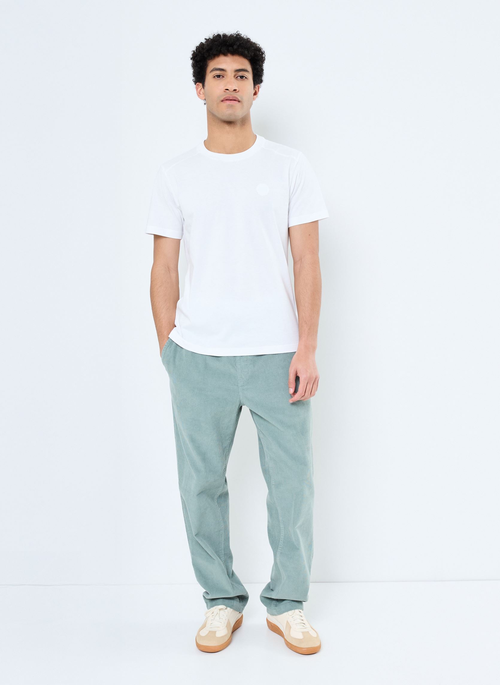 Rechte broeken Taxer Cord Pant EQYNP03315 heren groen Quiksilver Rechte broeken Taxer Cord Pant EQYNP03315 heren groen CHINOIS GREEN