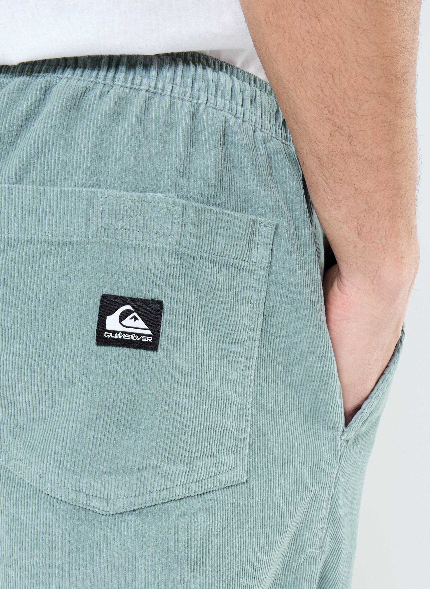 Rechte broeken Taxer Cord Pant EQYNP03315 heren groen Quiksilver Rechte broeken Taxer Cord Pant EQYNP03315 heren groen CHINOIS GREEN