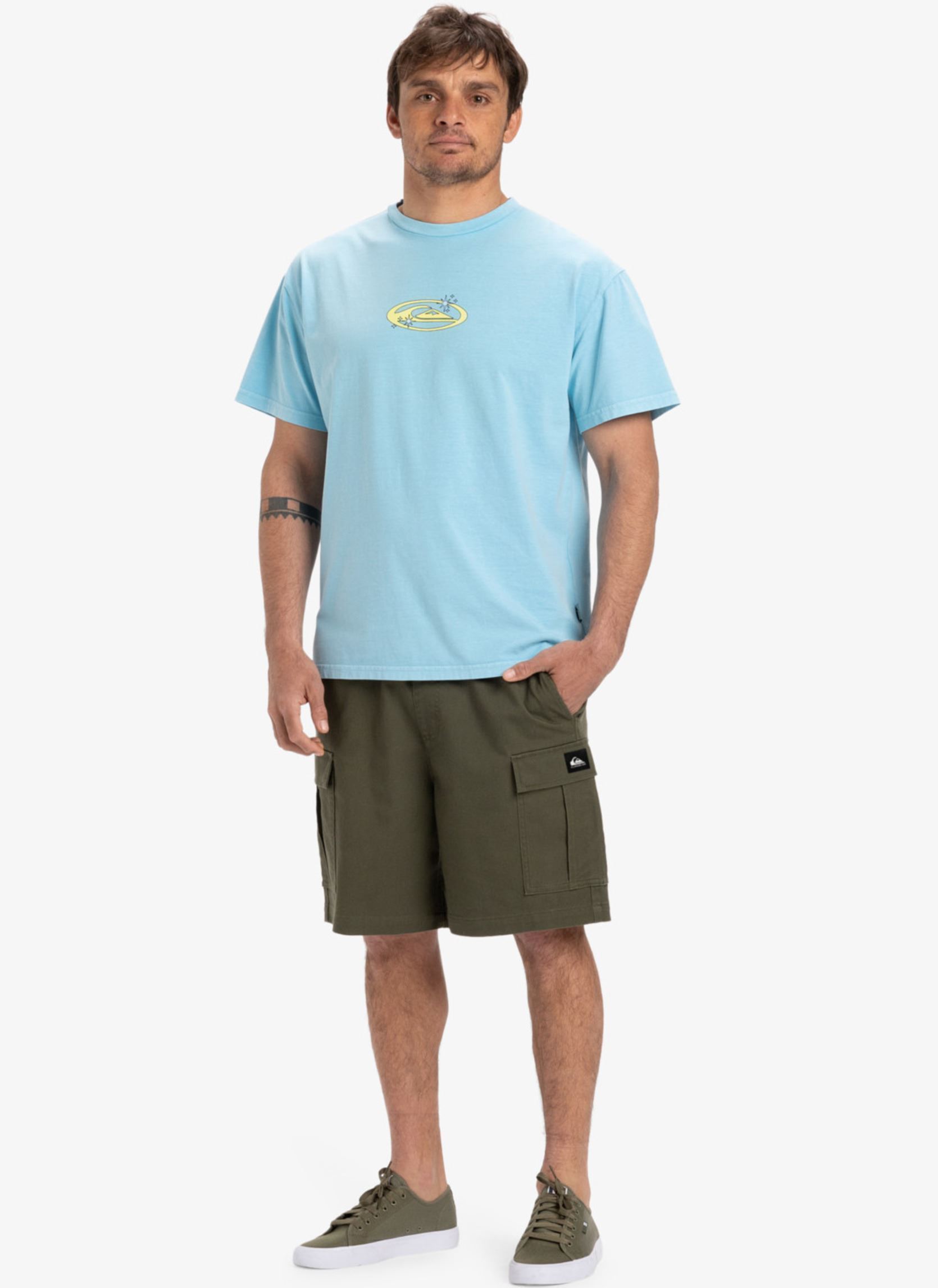 Bermuda's Taxer Cargo Ws EQYWS03879 heren groen Quiksilver Bermuda's Taxer Cargo Ws EQYWS03879 heren groen GRAPE LEAF